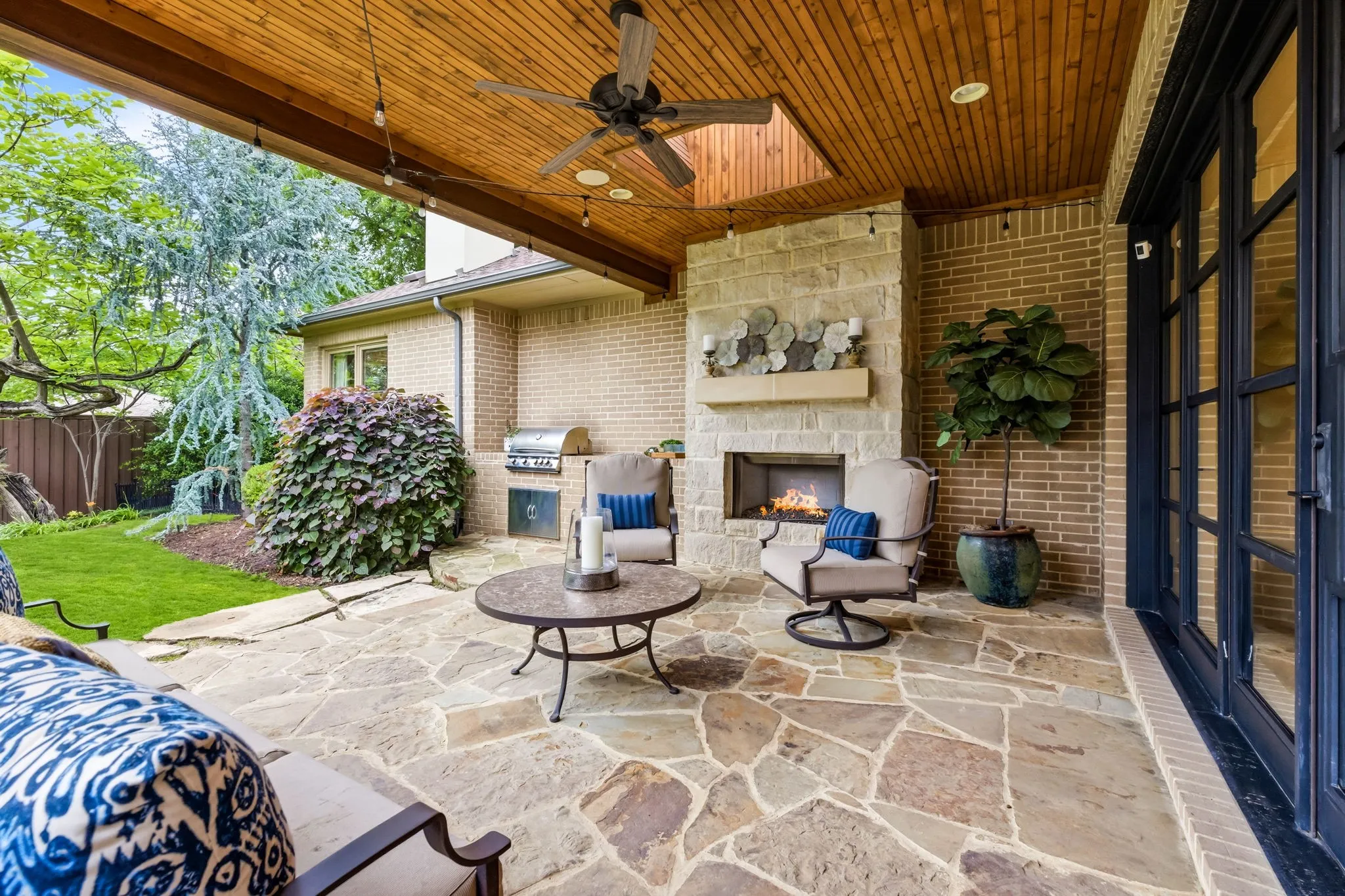 Great outdoor entertainment area