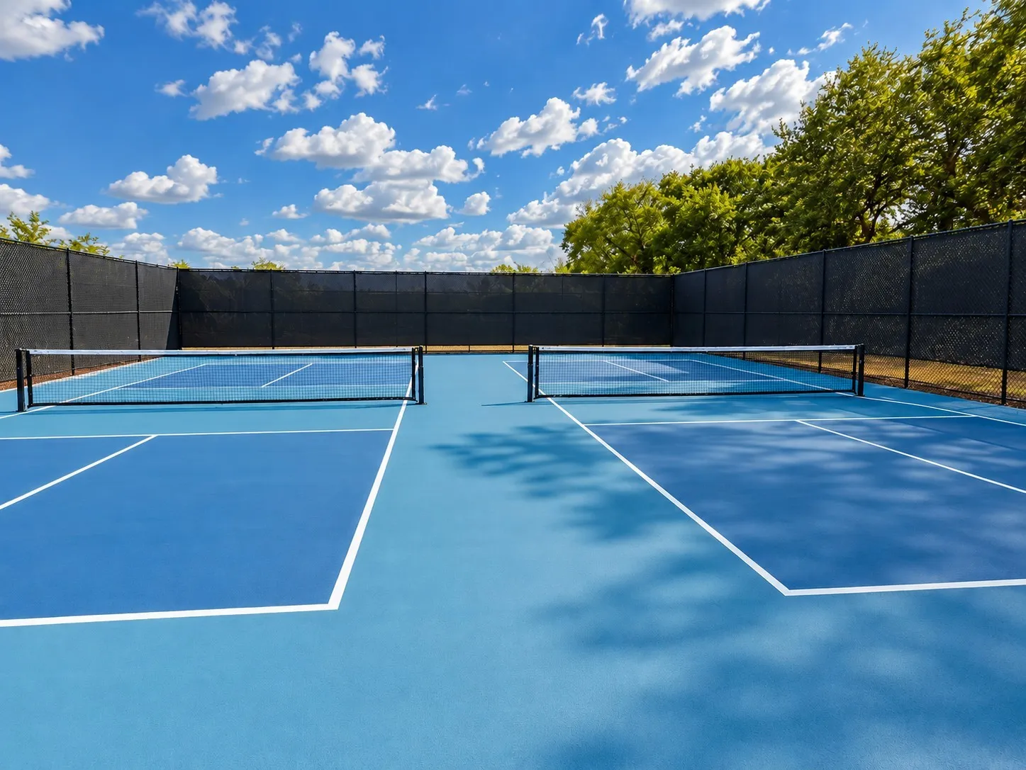 This is the community pickleball court.