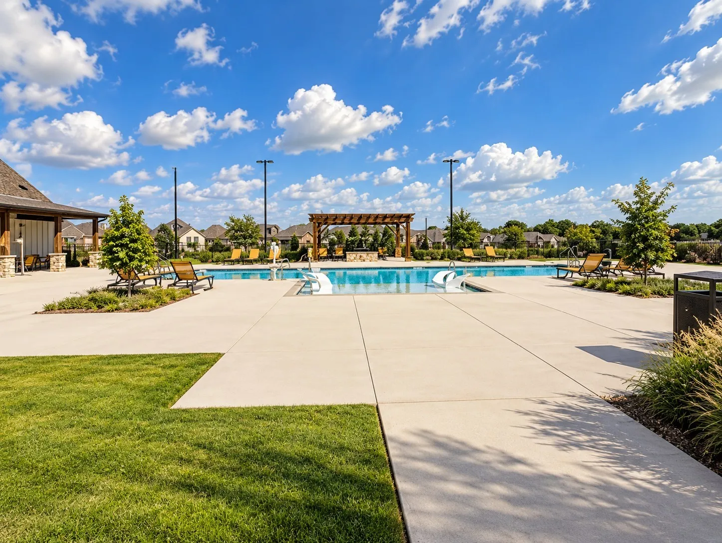 This is the 55+ community pool - isn't is so beautiful?