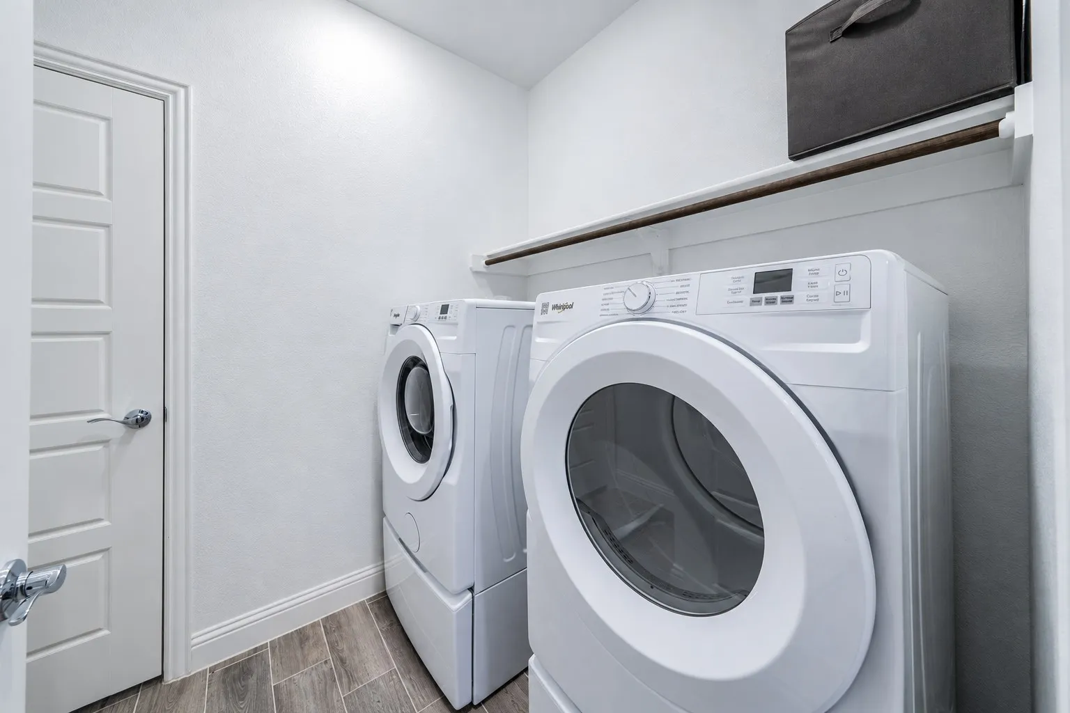 This is the laundry room which leads to the primary bedroom for ease of use!