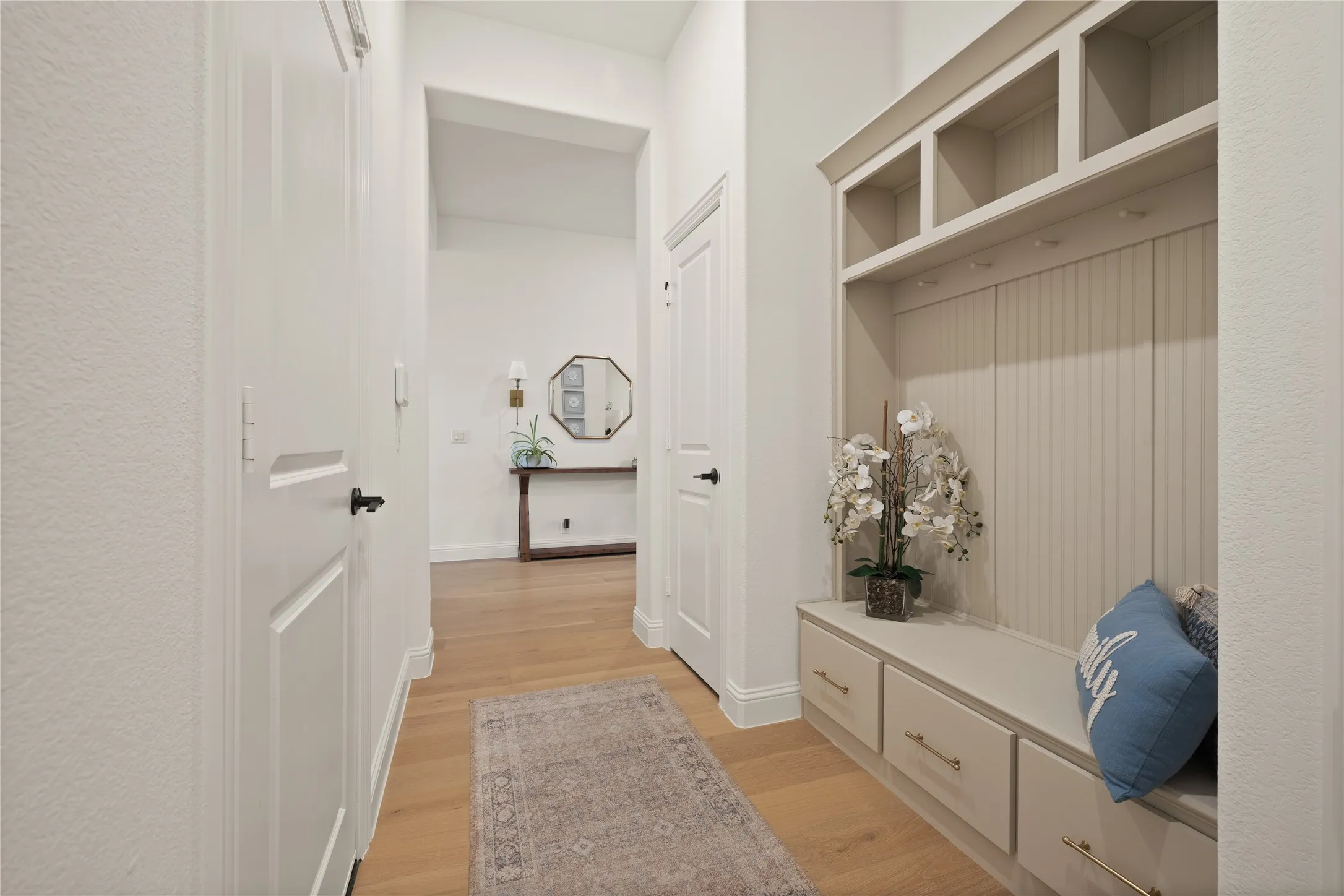 Designer space for whatever your needs are. Hidden from the front door view of the home this space is elegant and functional.