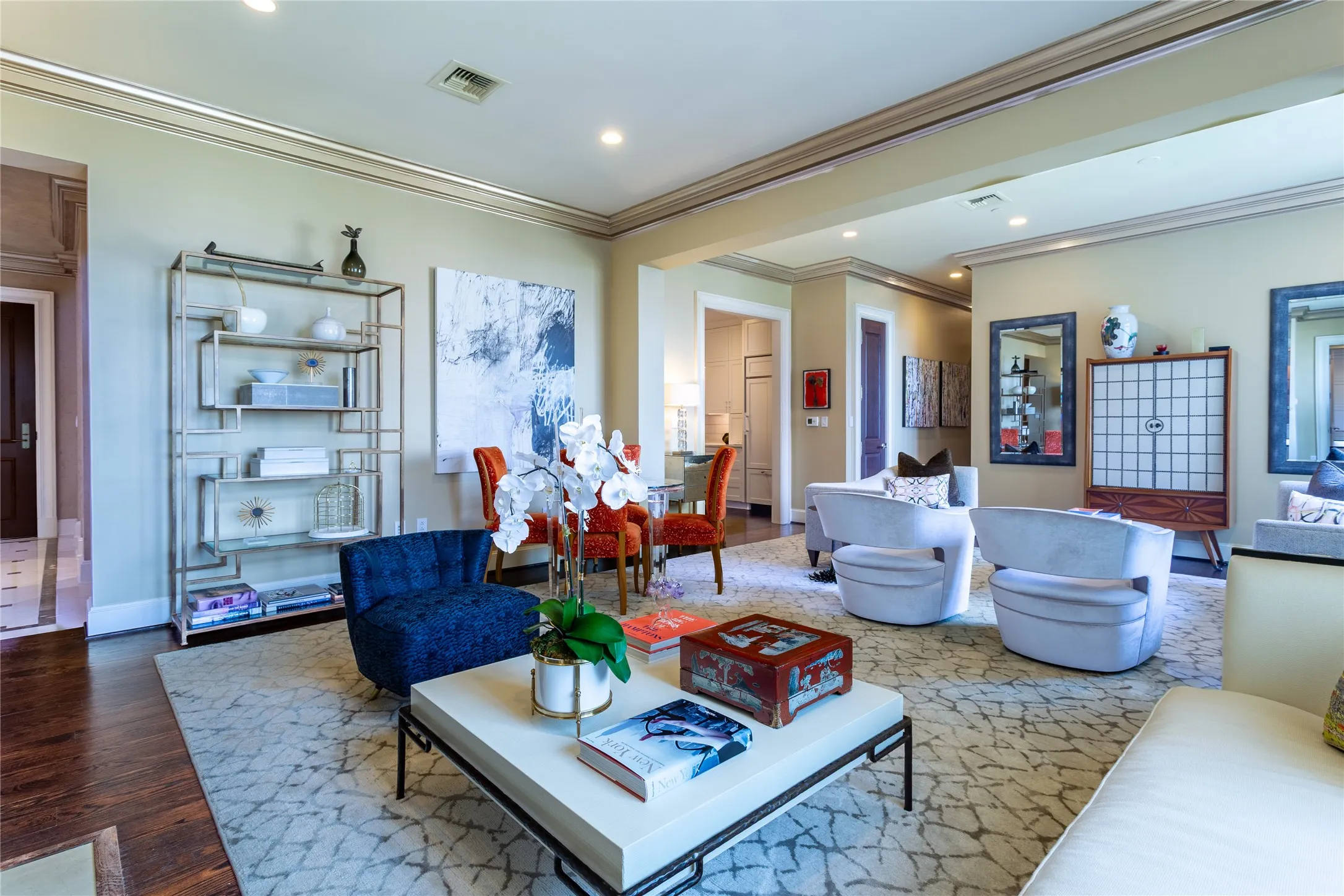 Beautifully furnished Living Areas.