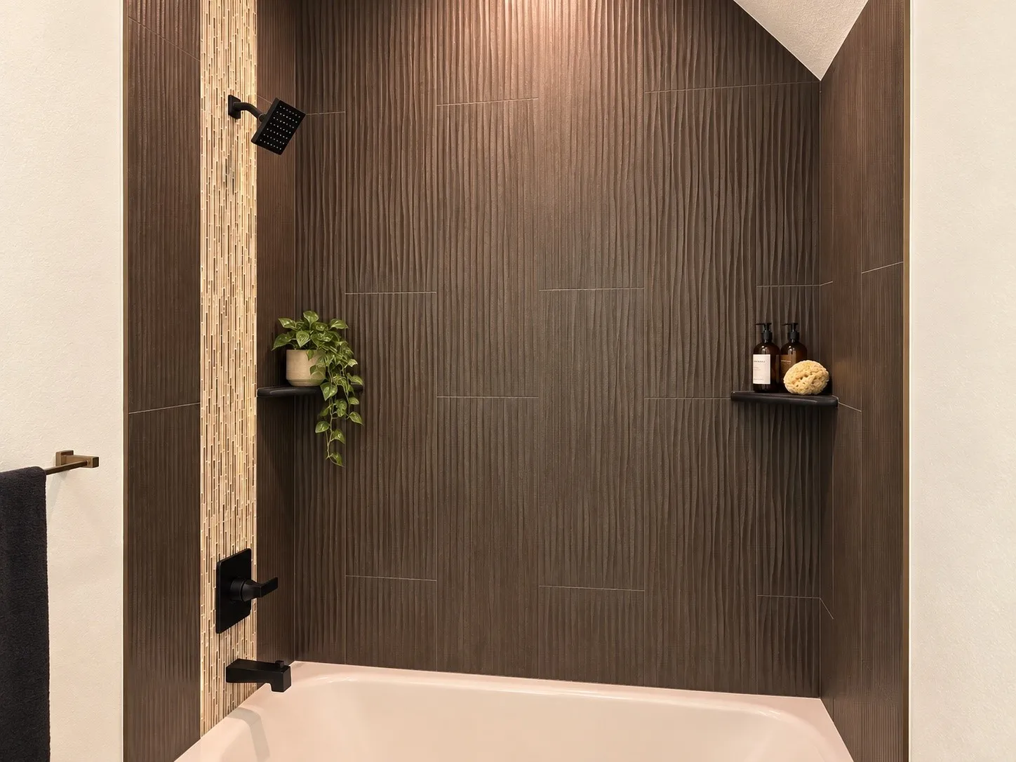 Upstairs bonus room bath-Virtually Staged