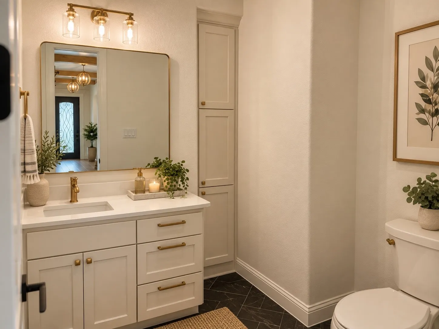 Powder Bath-Virtually Staged