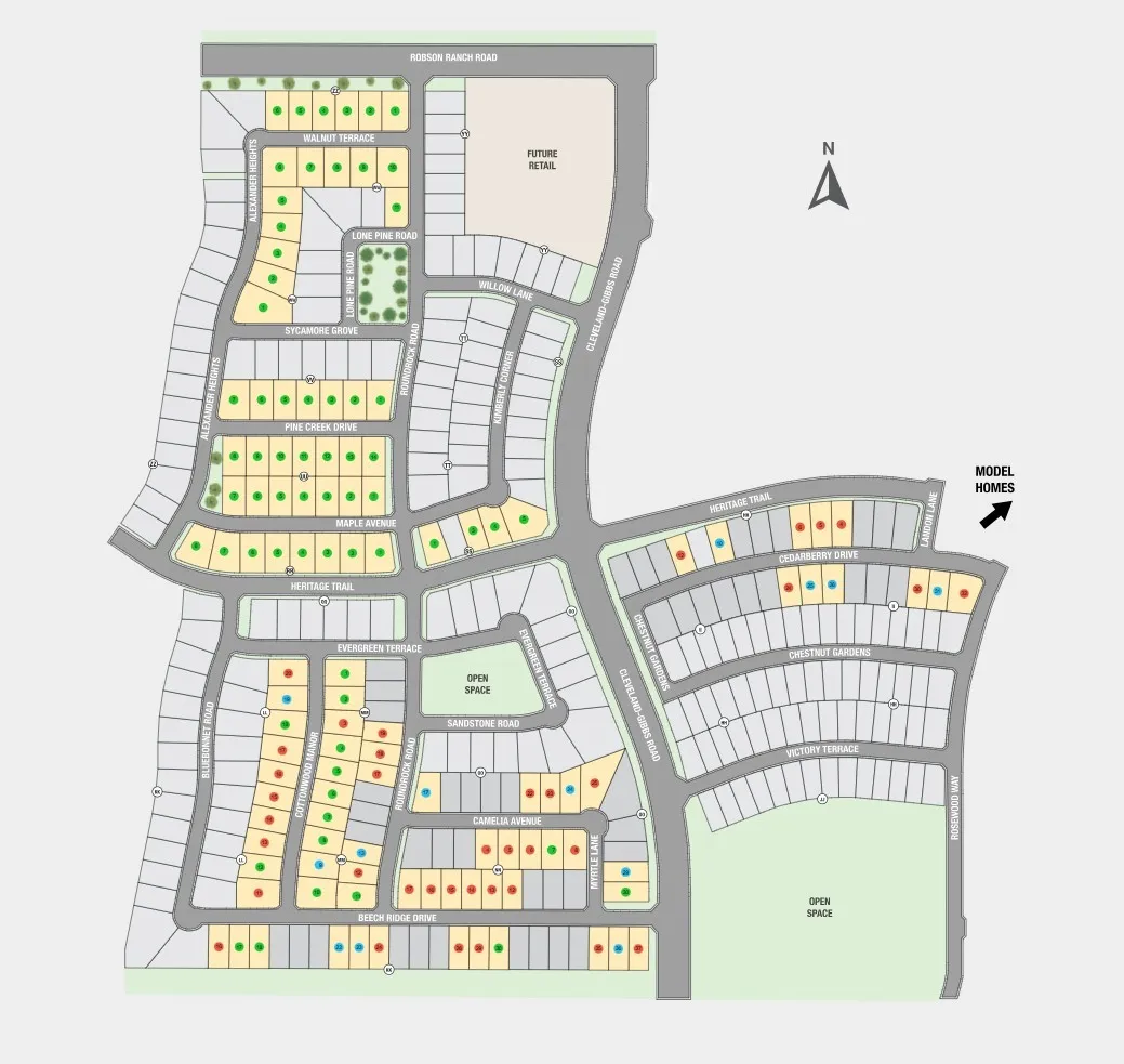 The Ridge at Northlake Sitemap