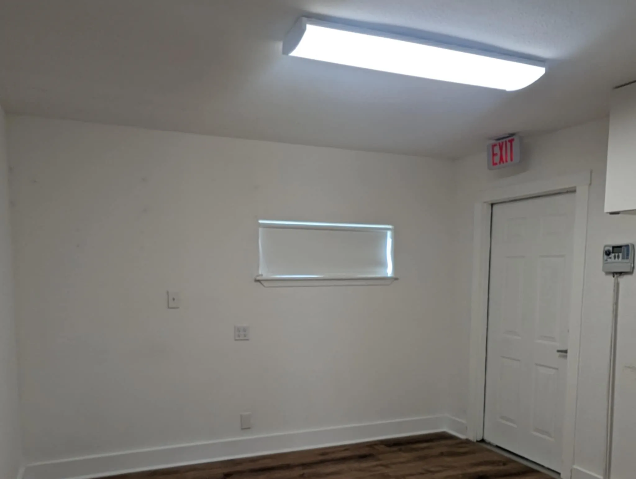 Office #2 has a door to the outside with access to the wheelchair ramp