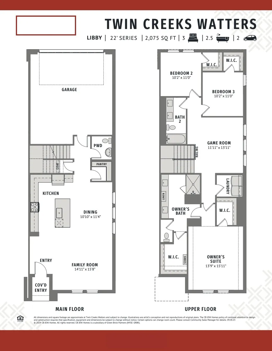 Flooded with natural light and designed for entertaining, our new, end unit Libby plan is a winner!