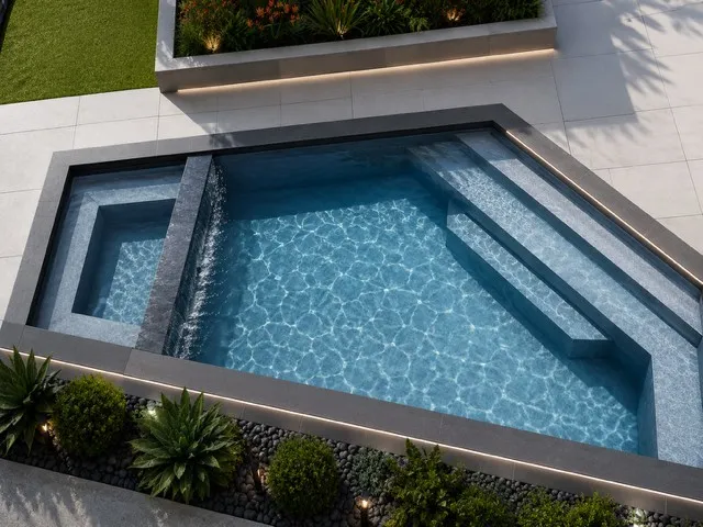 Pool Rendering. Pool permit has already been approved by city.