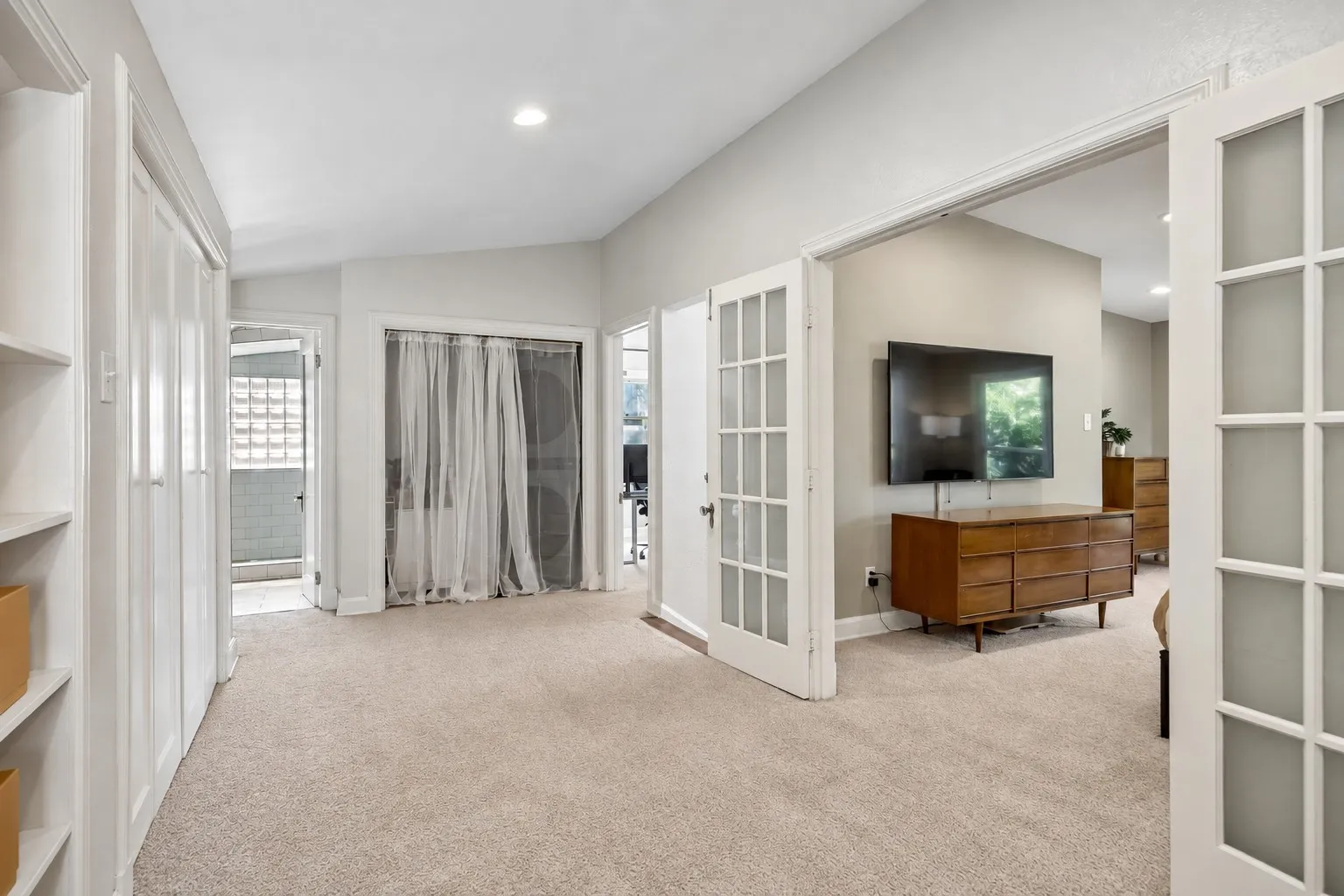 Upstairs Area features storage, large walk in closet, laundry closet.