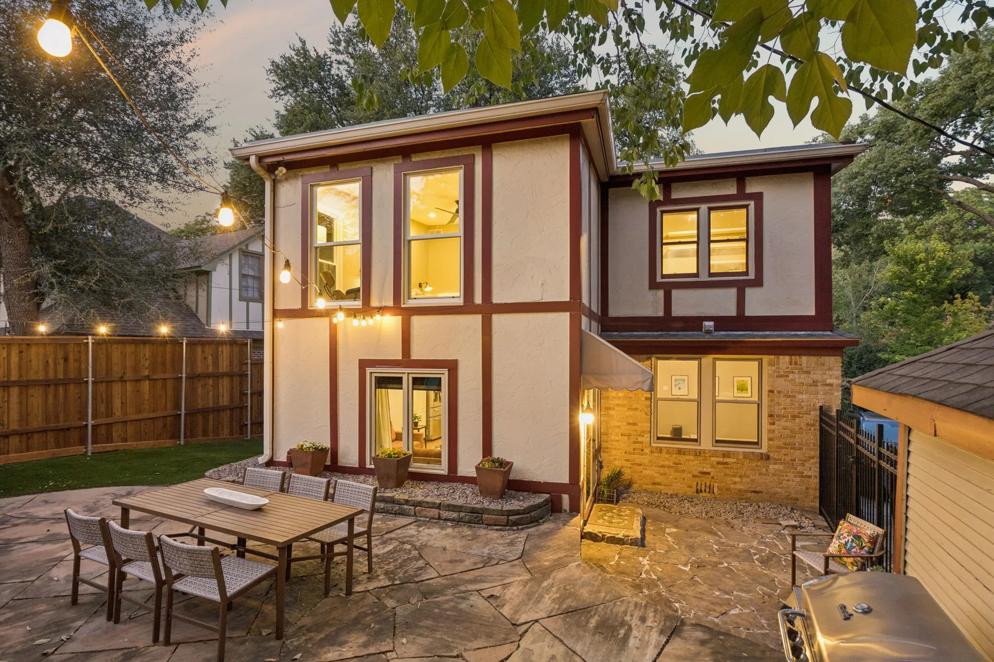 Great backyard. Pool plans already permitted by city available.