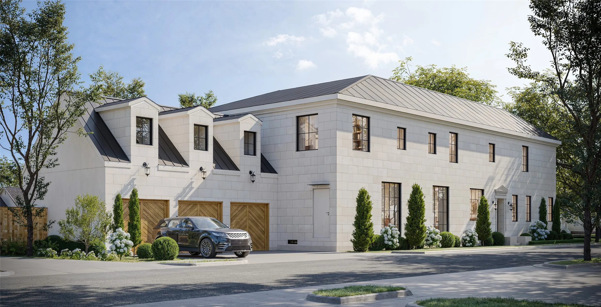 5502 Golf - Tom Hughes Team - Back Side Elevation Rendering