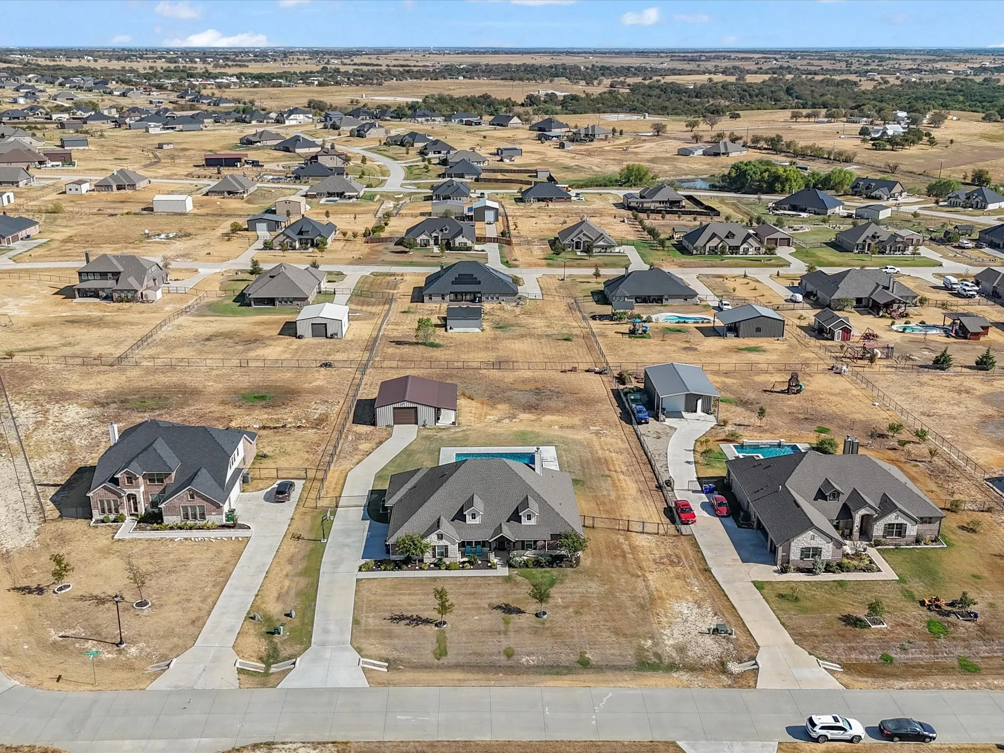 neighborhood aerial view