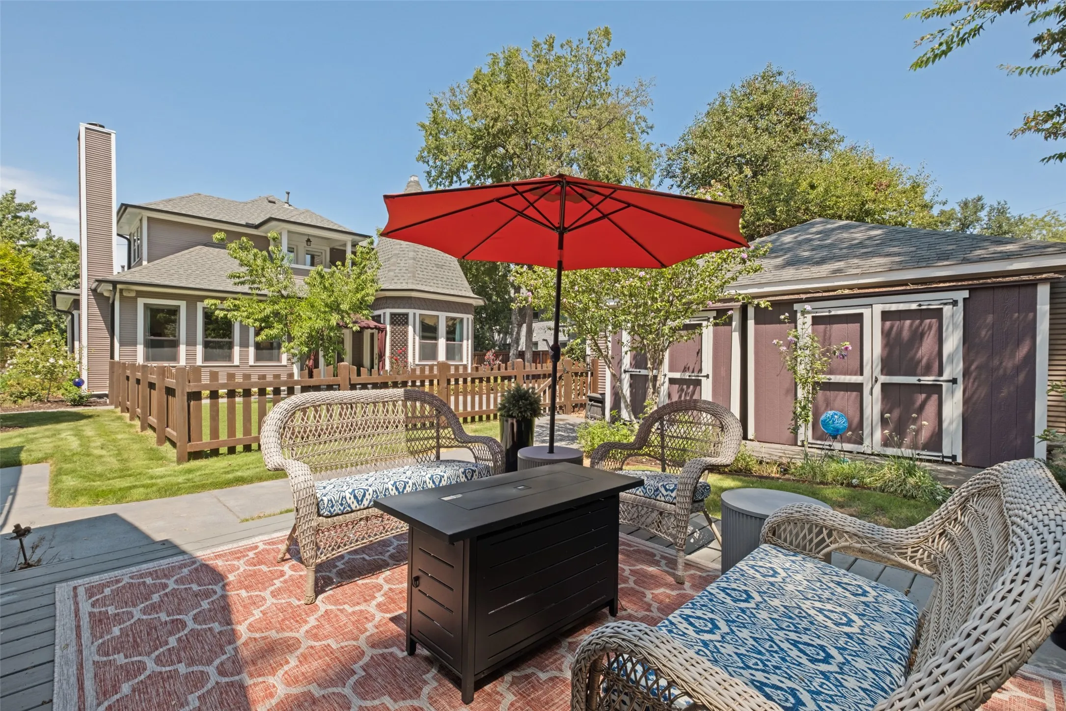 View of the Pool, Guest House and Patio