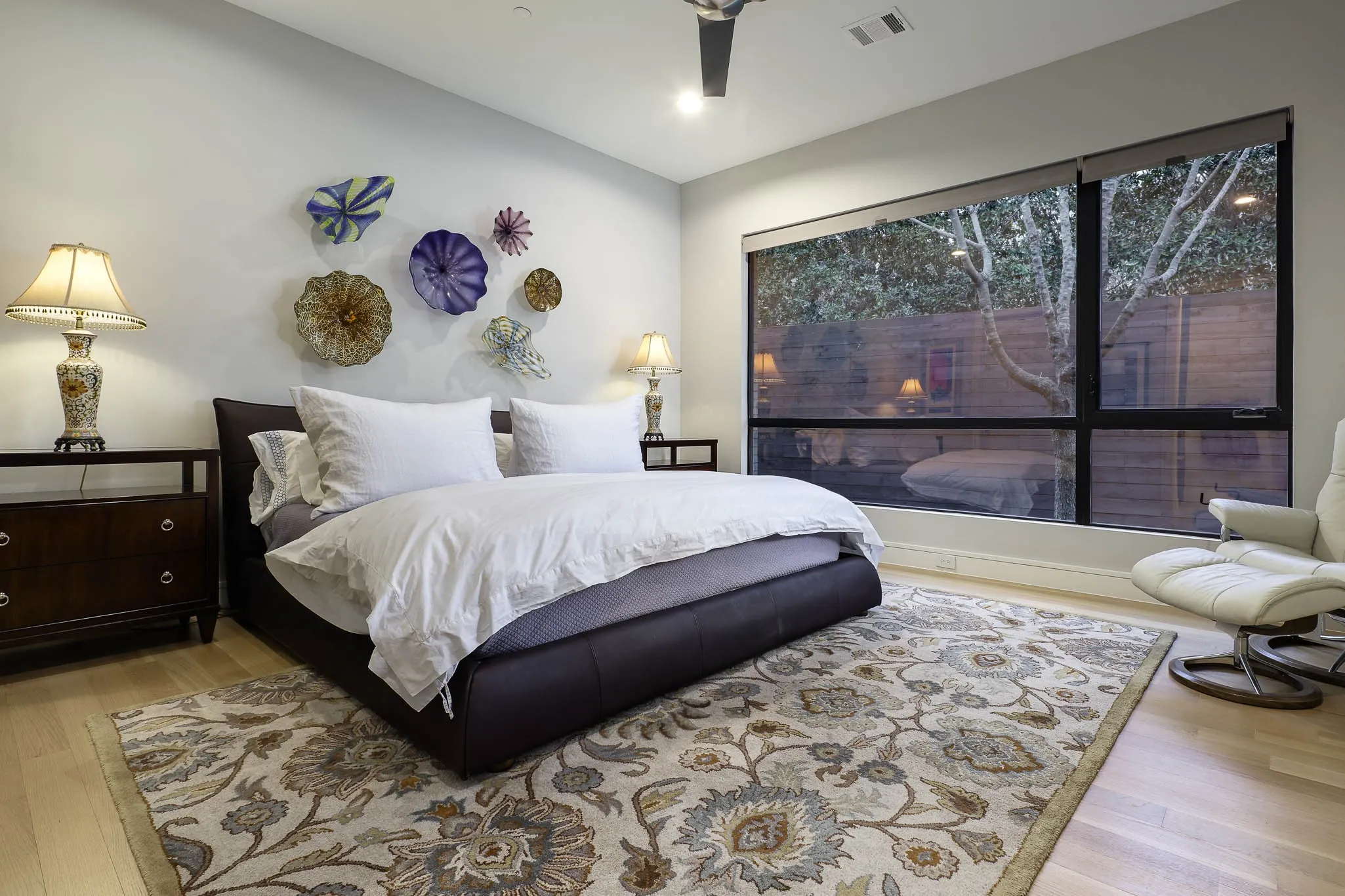 Secondary bedroom with walk-in closet