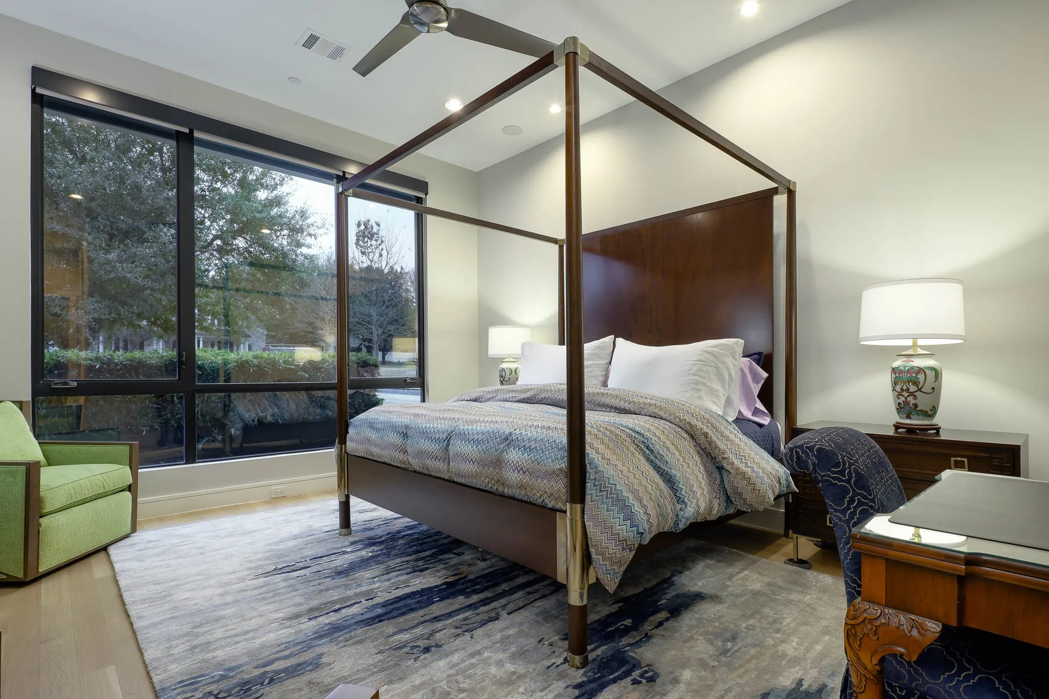 Secondary bedroom with walk-in closet