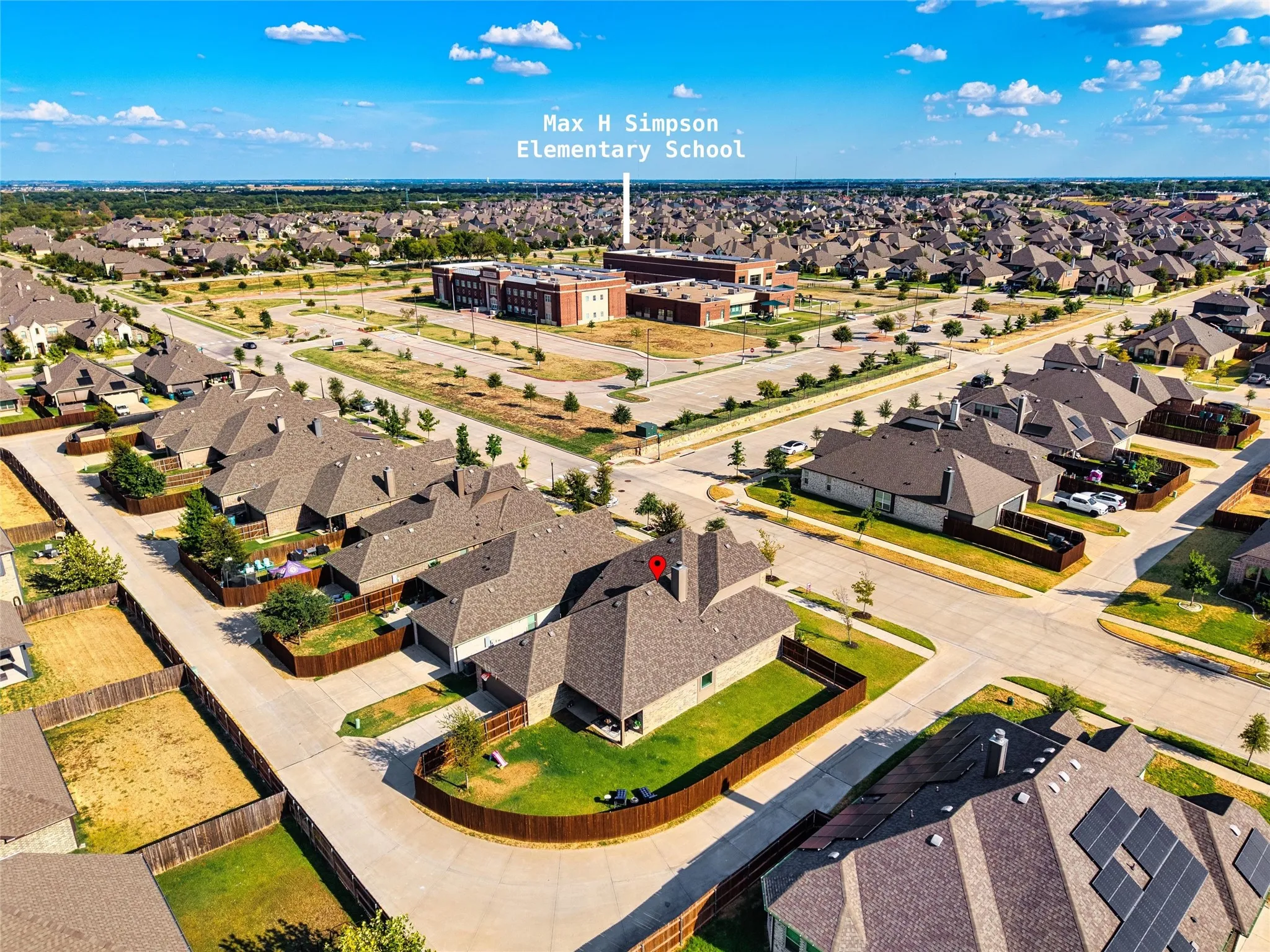 Expansive master planned community within walking distance to elementary school.