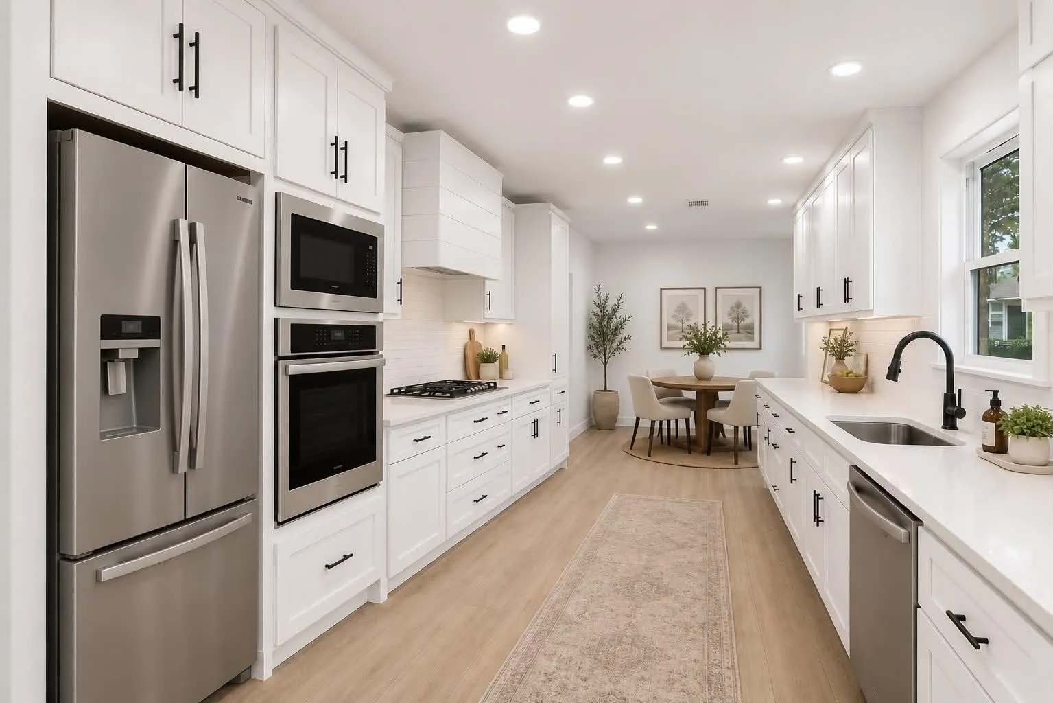 AI staged rendering