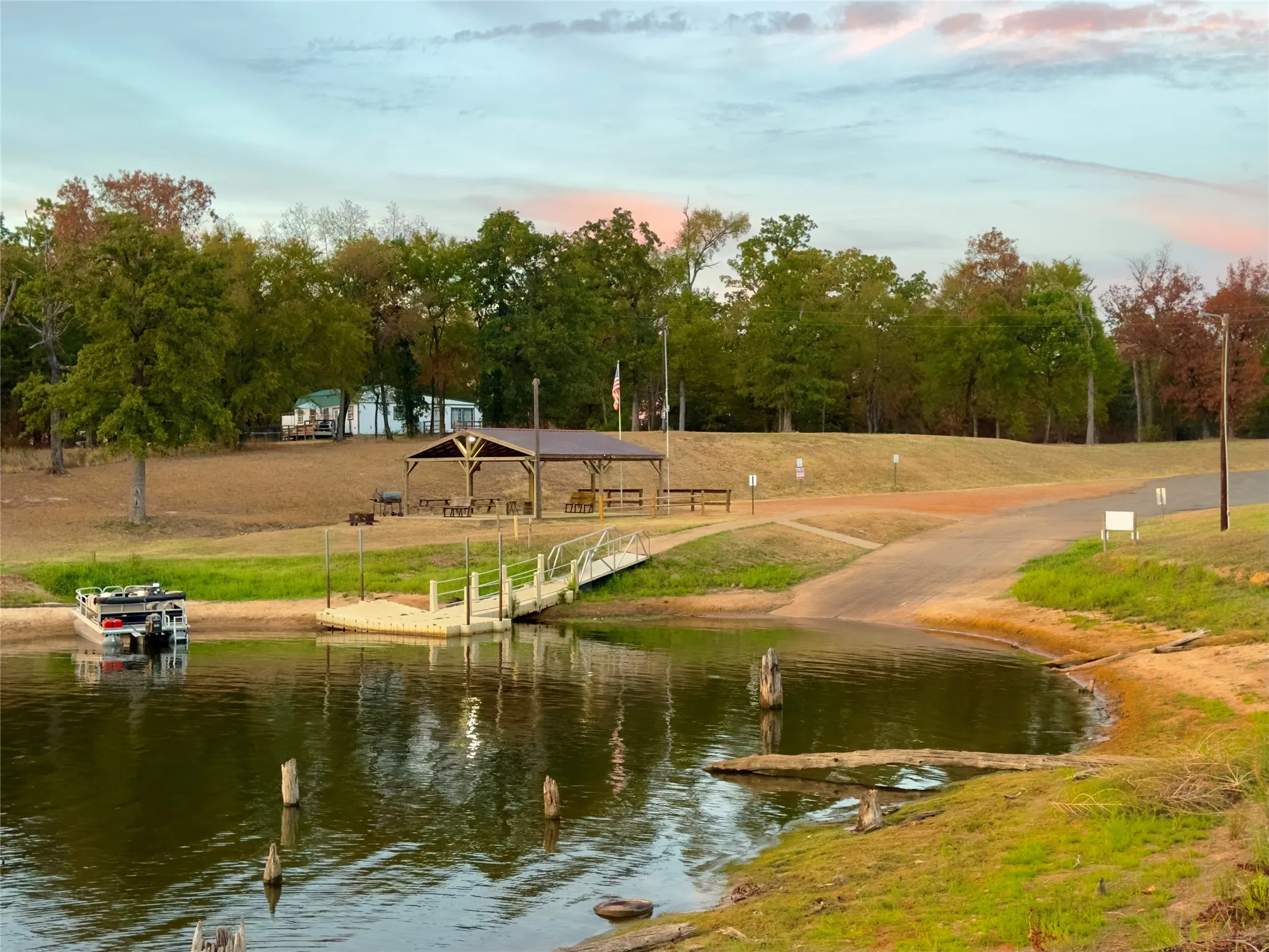 Private Boat Dock in the Community