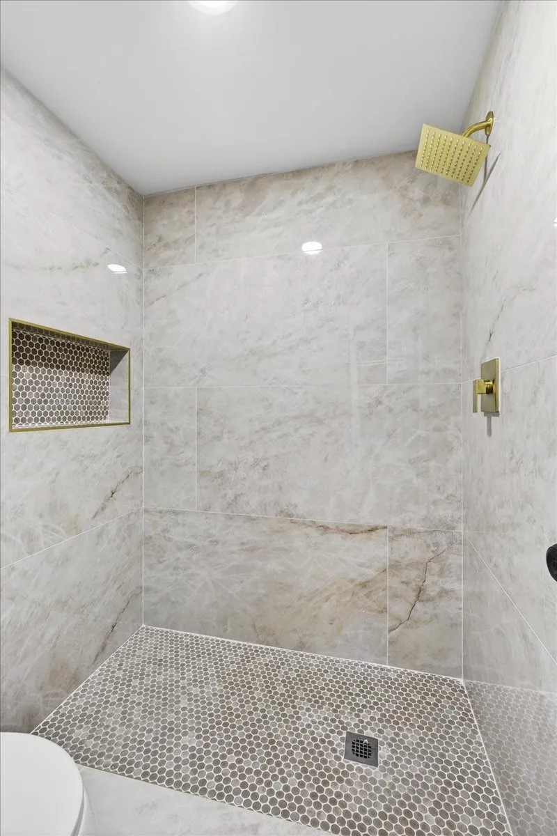 Primary bathroom shower- bathroom #2