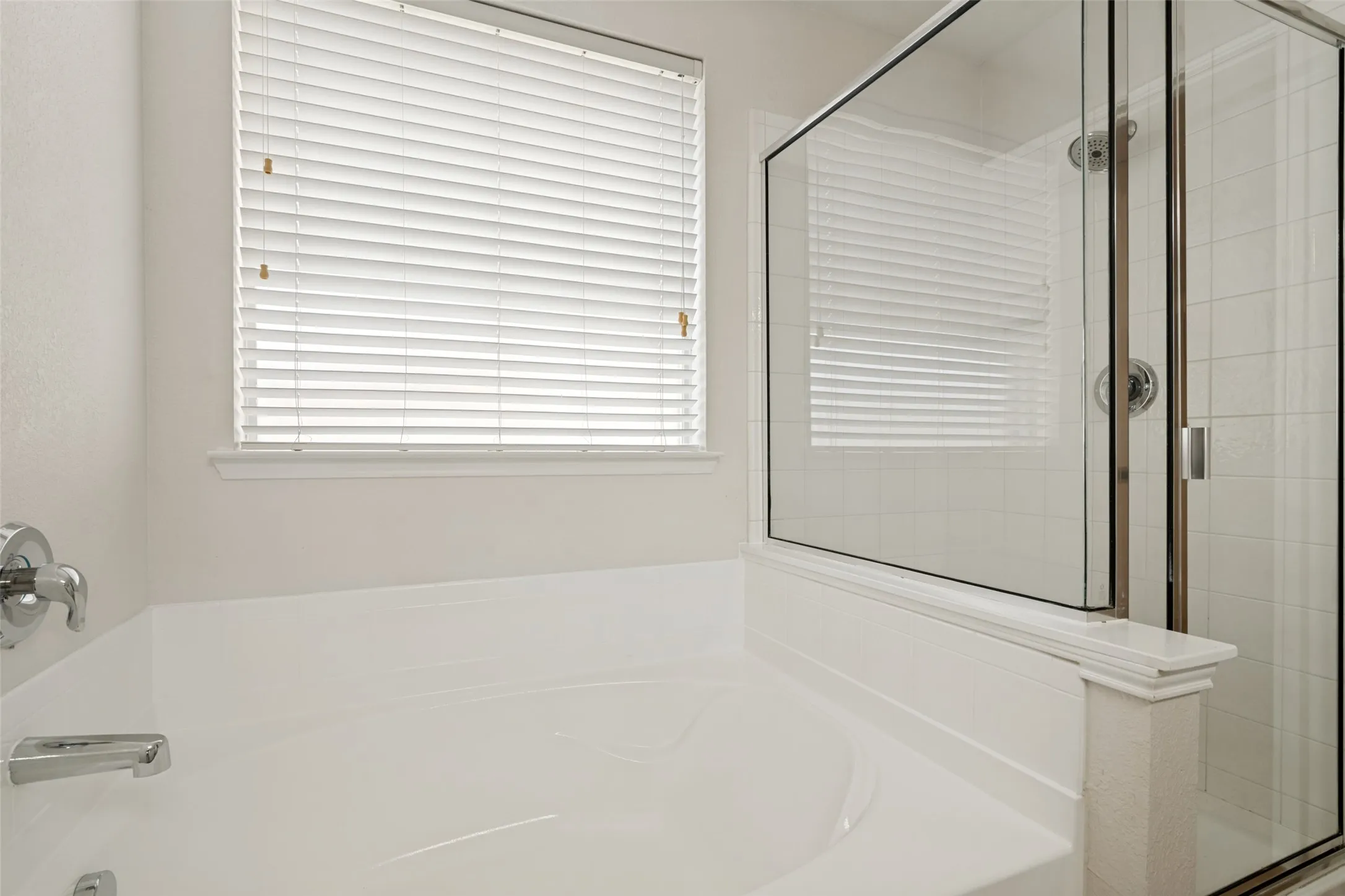 Primary Soaking tub and separate shower
