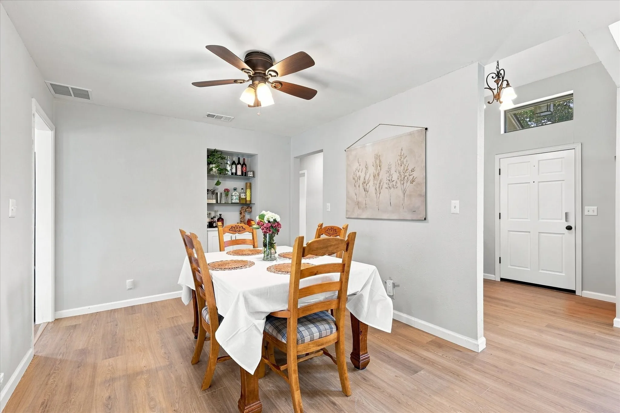 Dining room is just off of living area & kitchen. Great flex space to make your own!