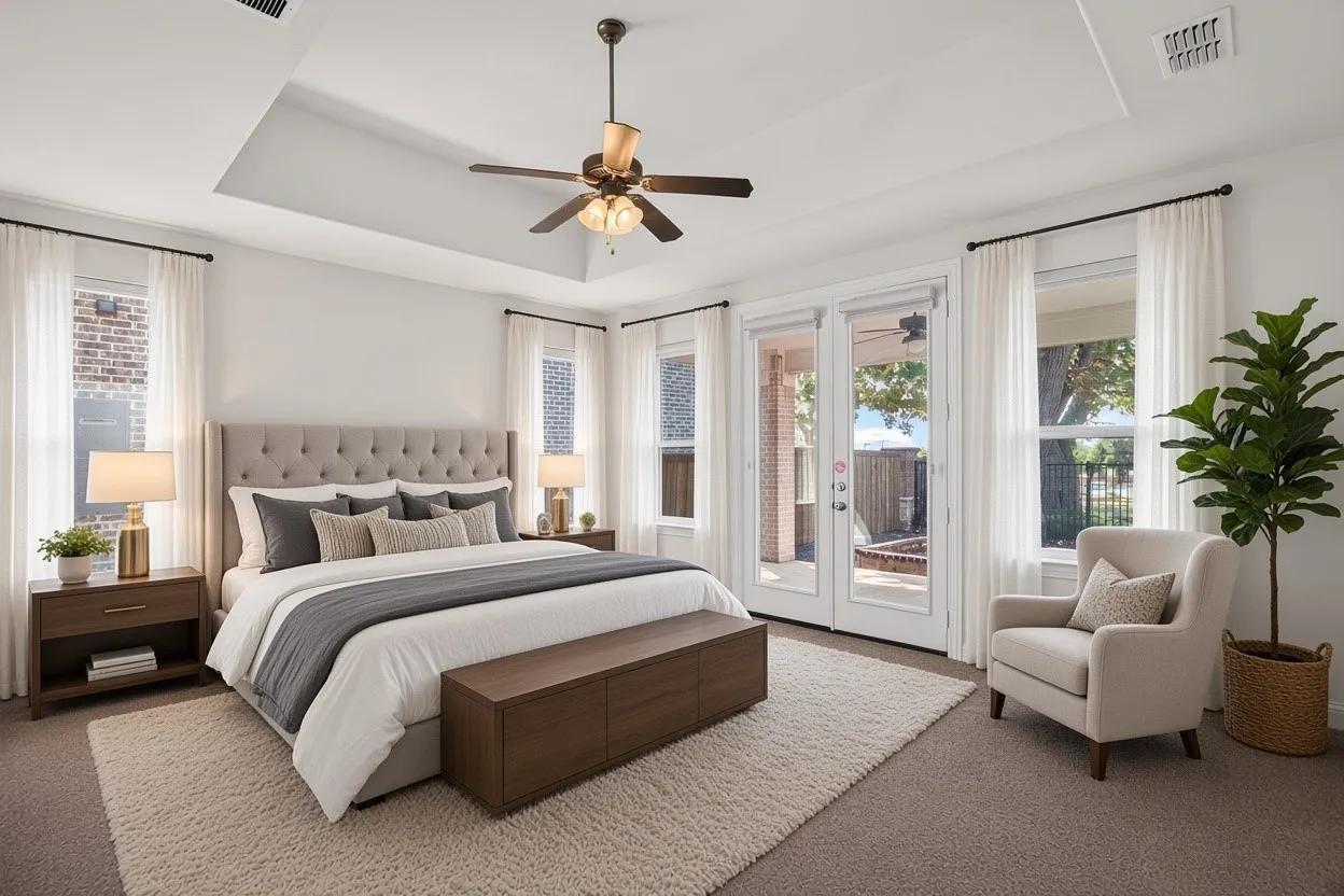 Virtually staged image for illustrative purposes only. Furnishings and décor are not included.
