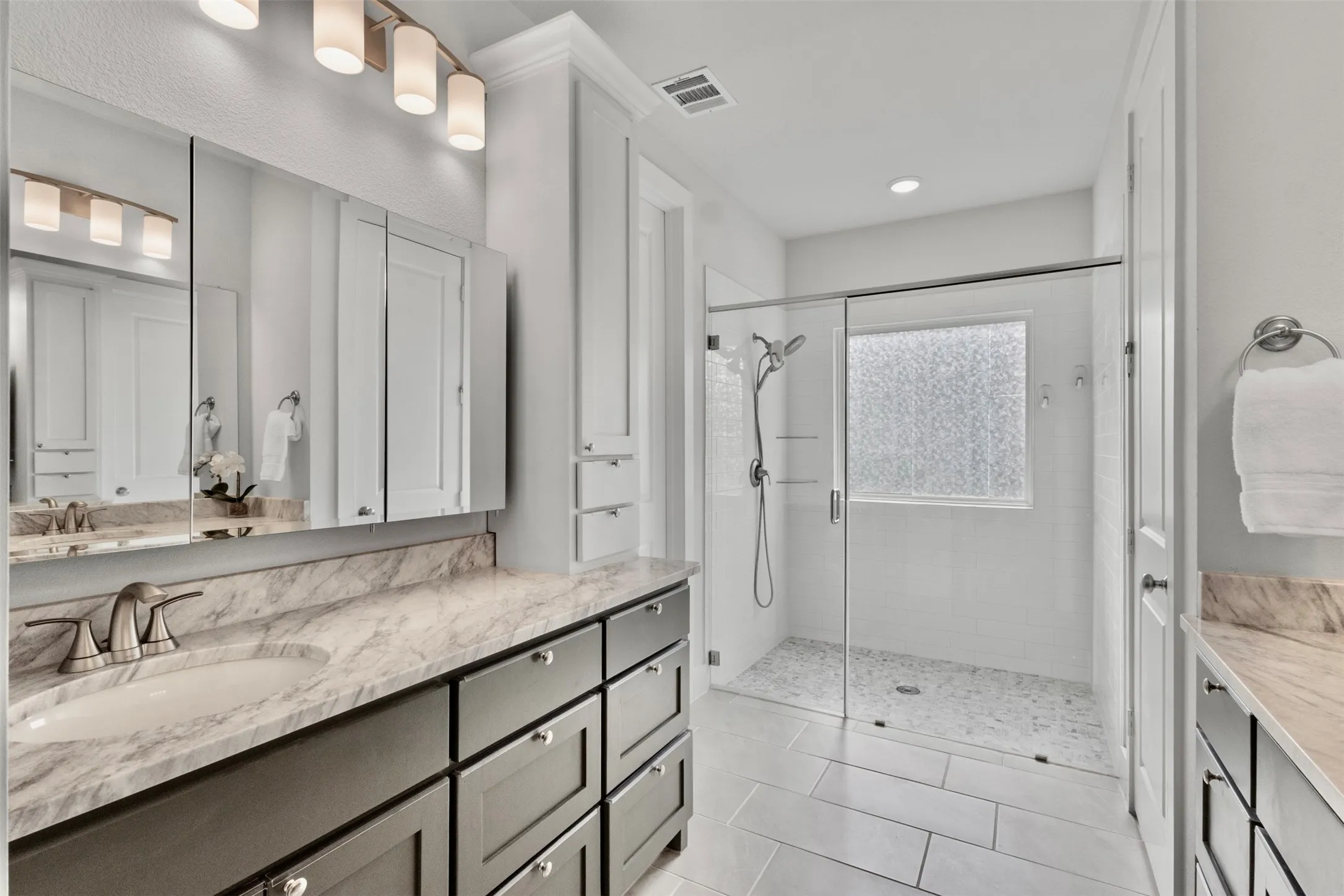 Primary Bathroom-Added Cabinets