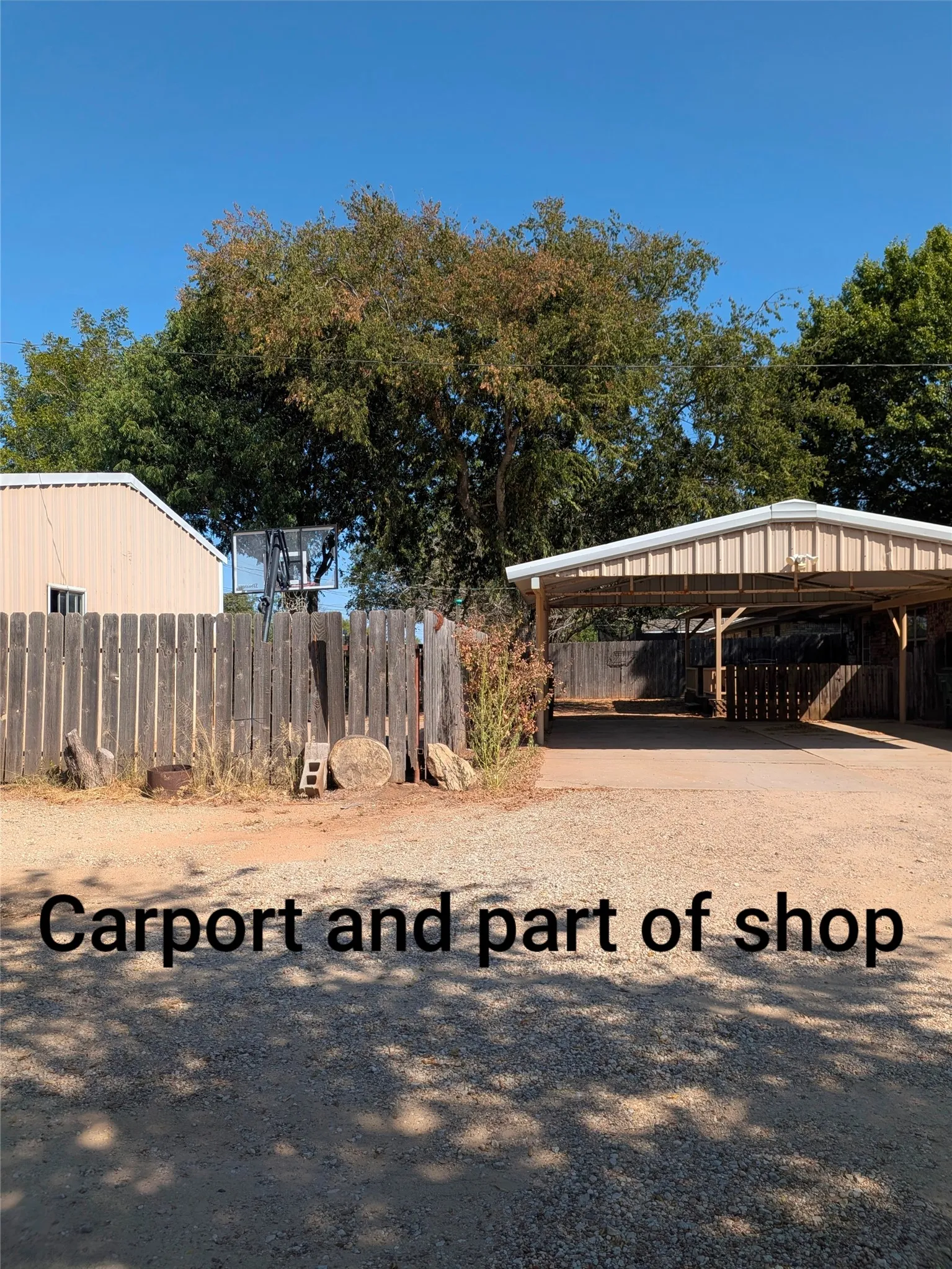 view of carport from alley