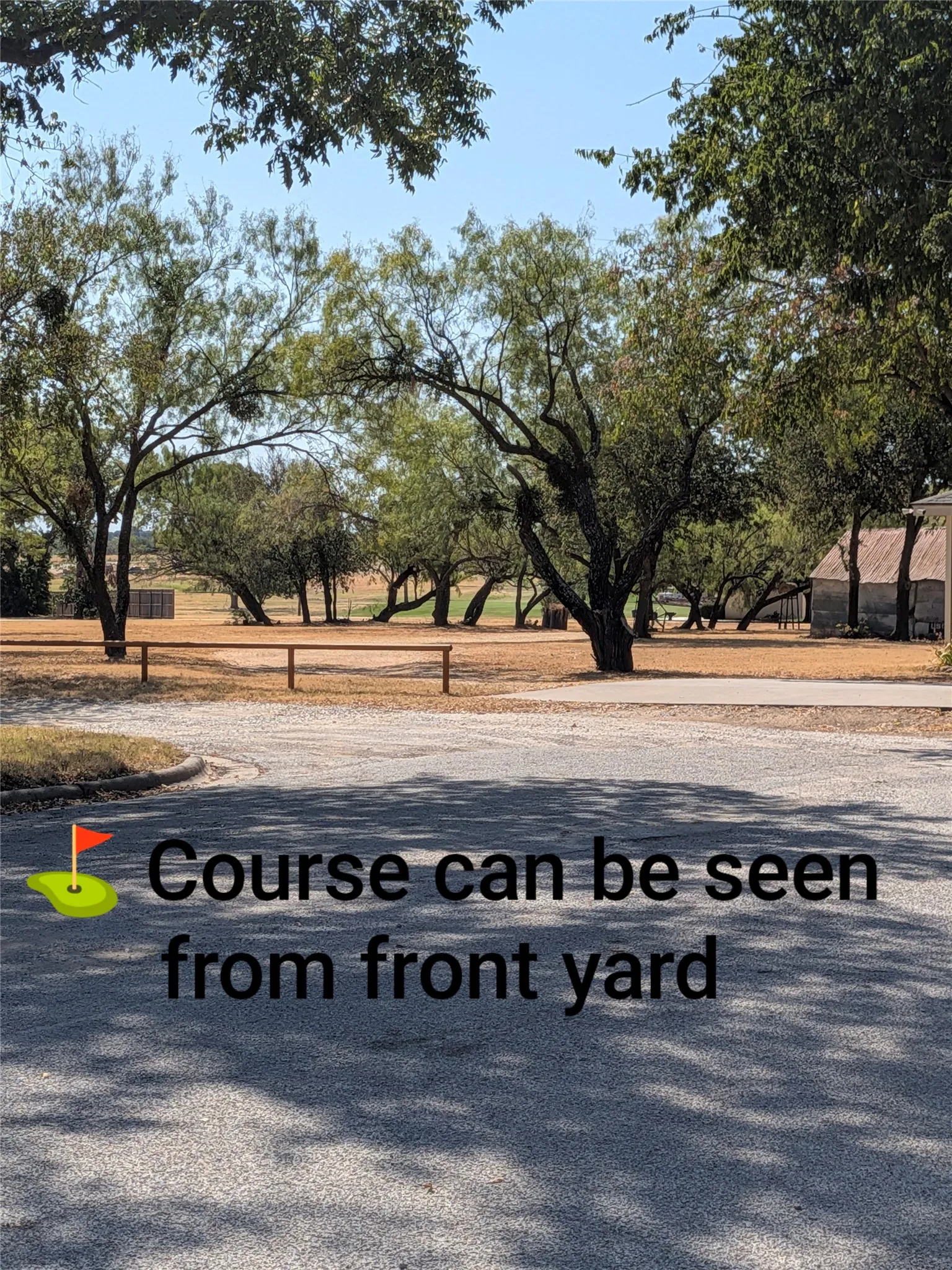 view of adjacent property from front yard