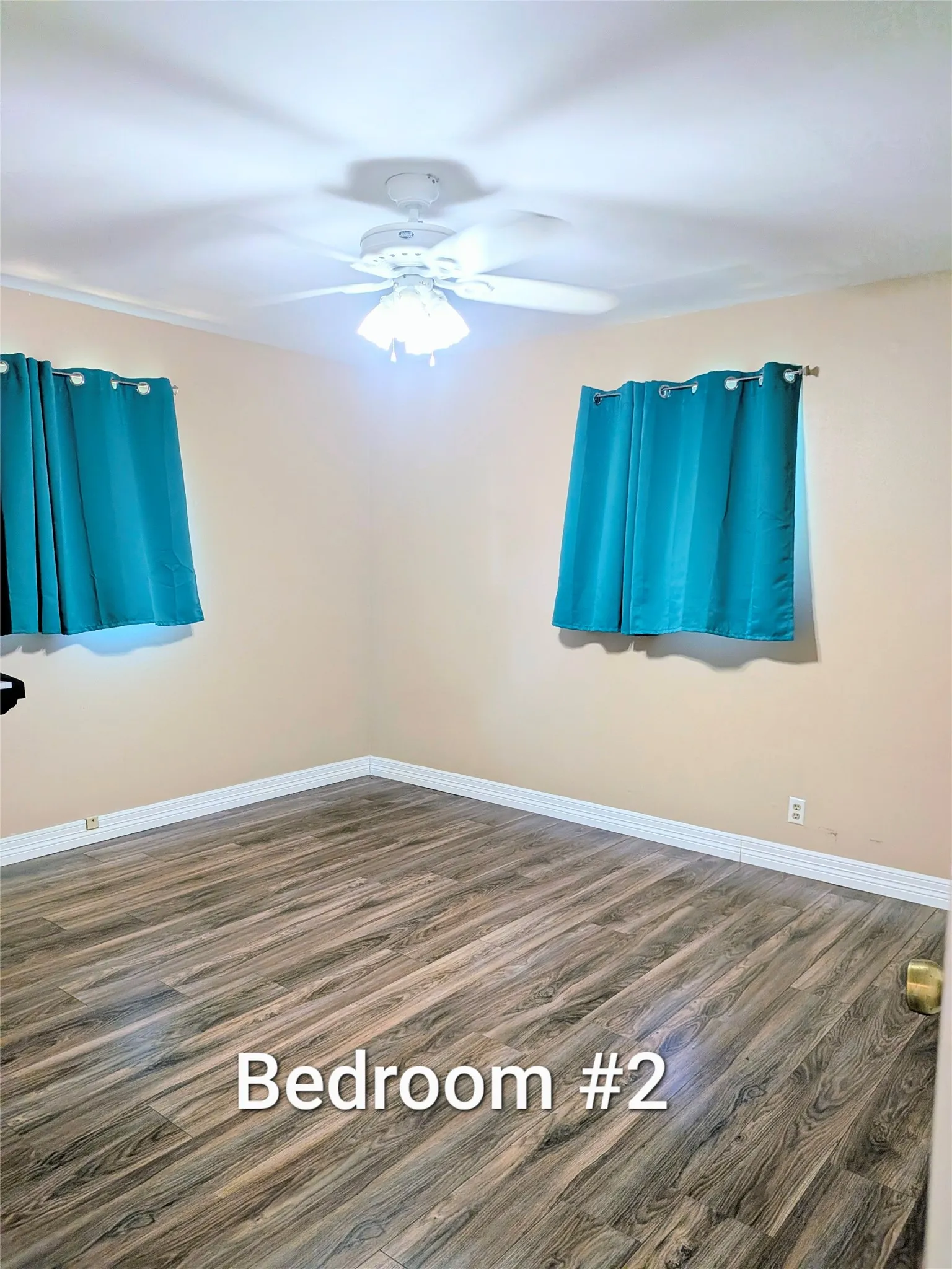 Bedroom #2 with walk in closet - sits to the right at the end of the​​‌​​​​‌​​‌‌​‌‌​​​‌‌​‌​‌​‌​​​‌​​ hallway