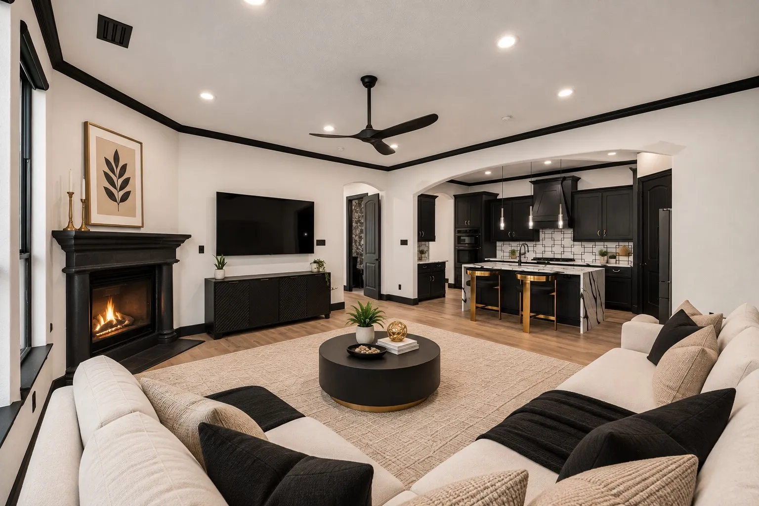 Living Room—Virtually Staged