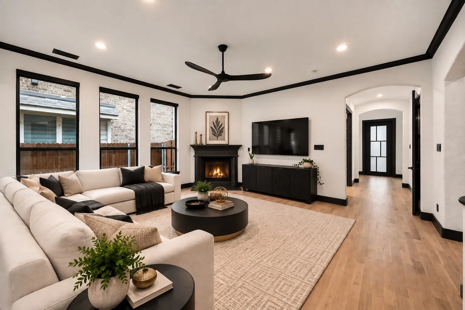 Living Room—Virtually Staged