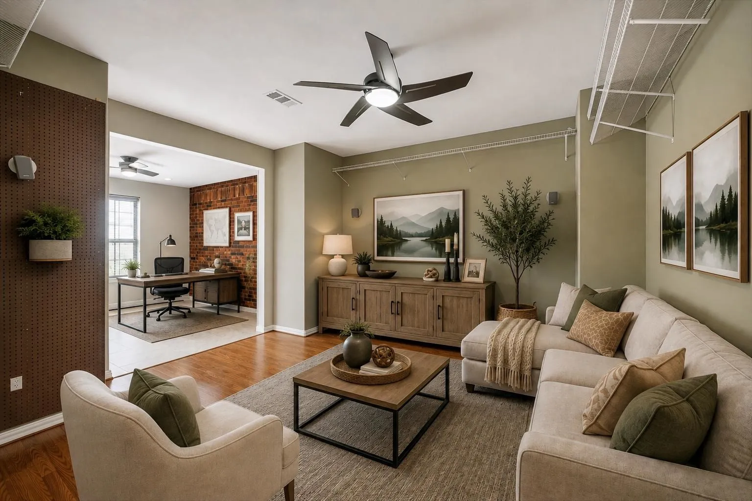Home Office + Bonus Room - Virtually Staged