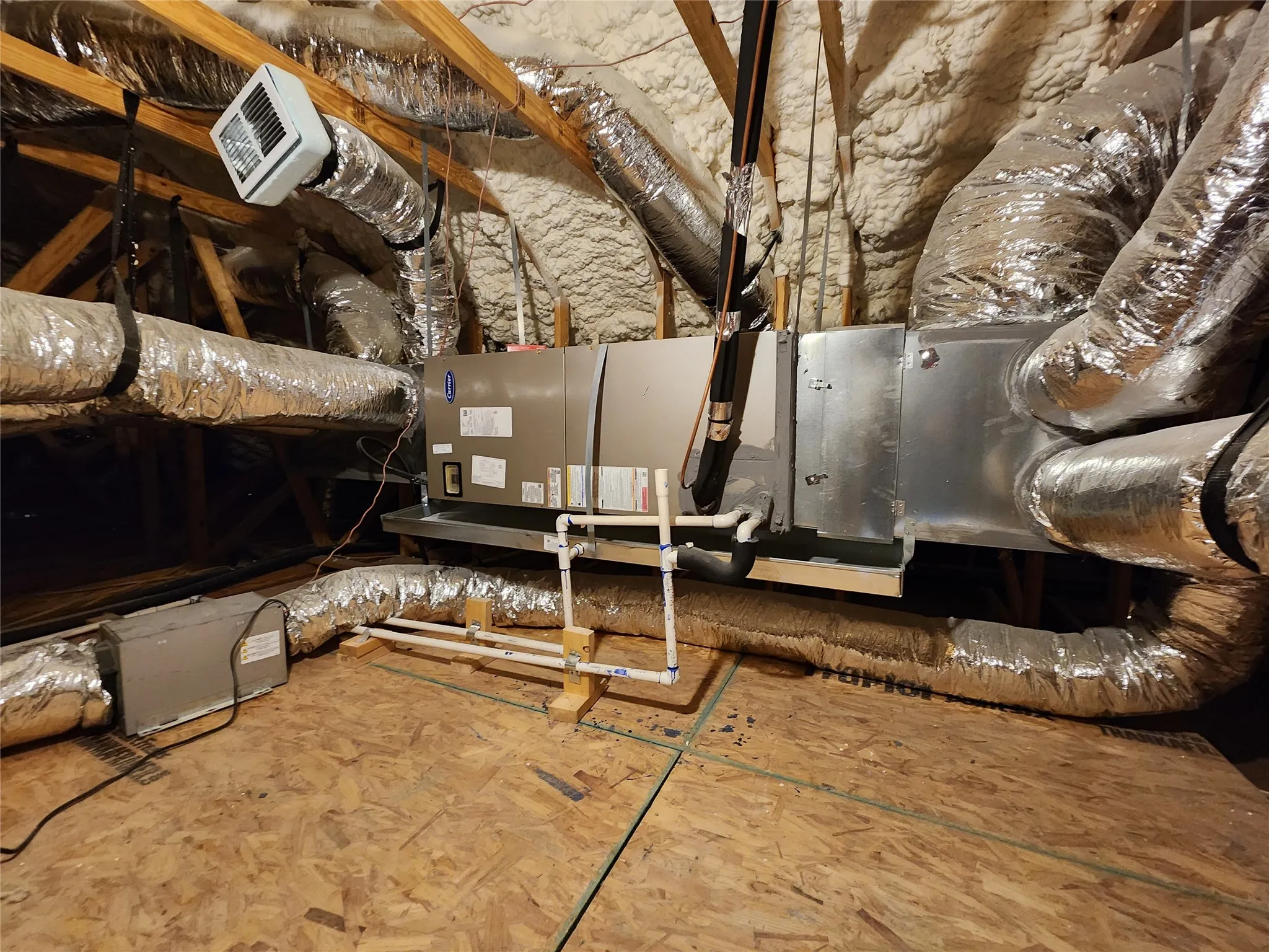 View of attic