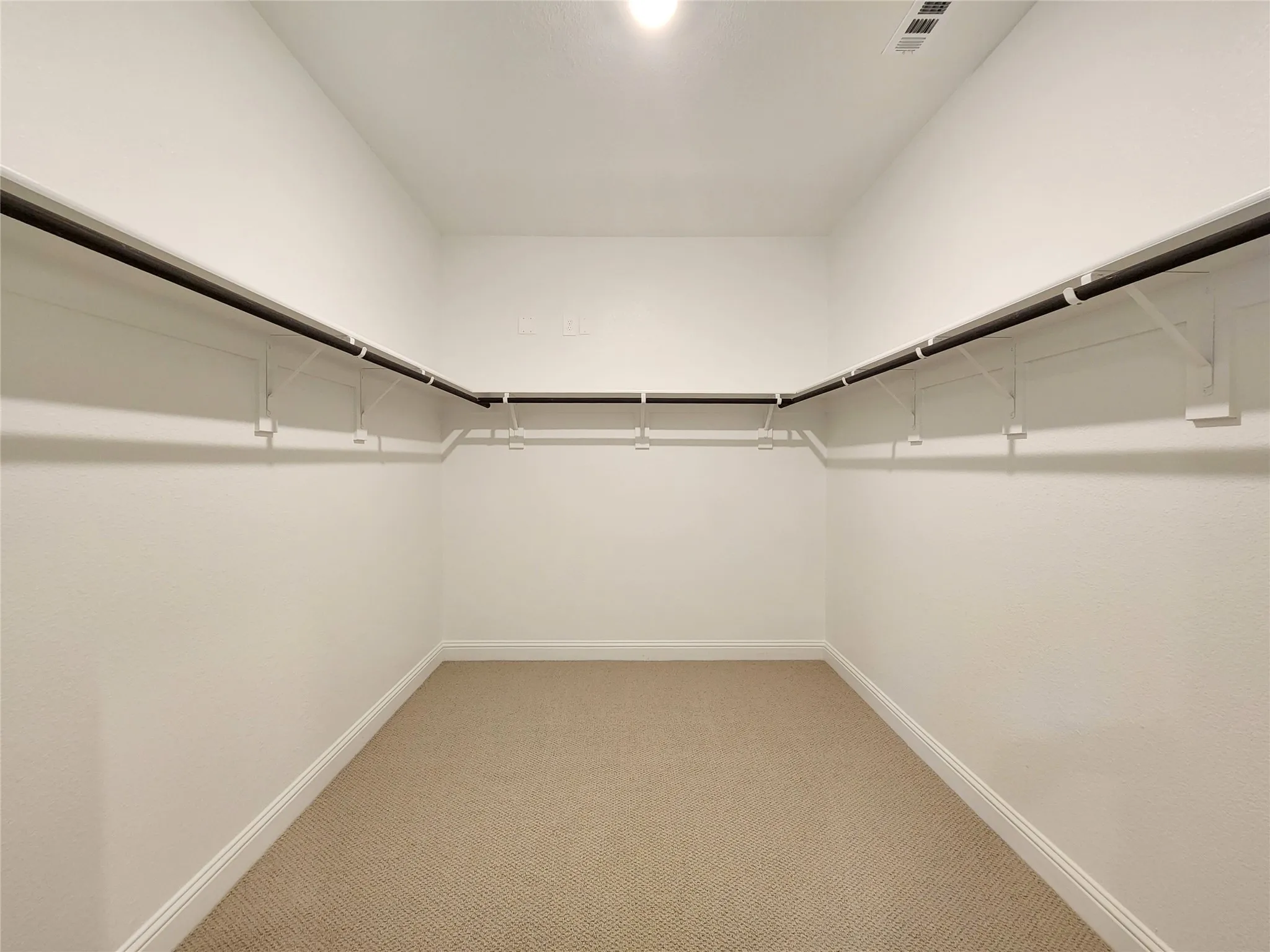 Master bedroom walk-in closet