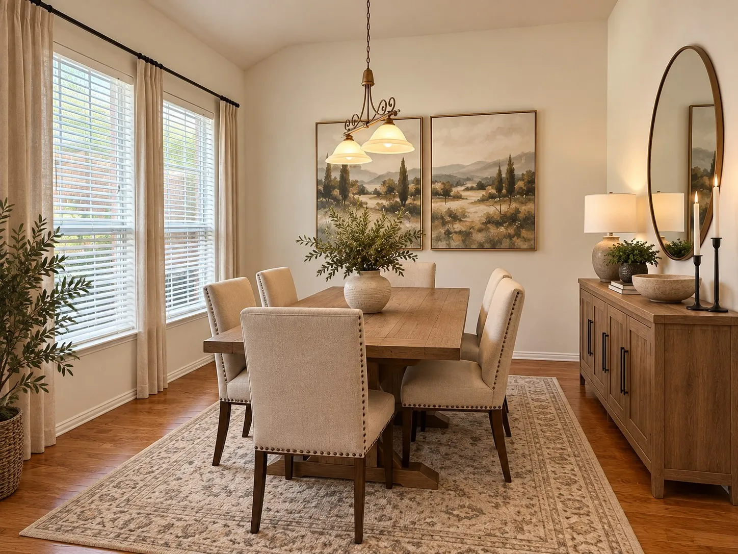 Dining Room - Virtually Staged