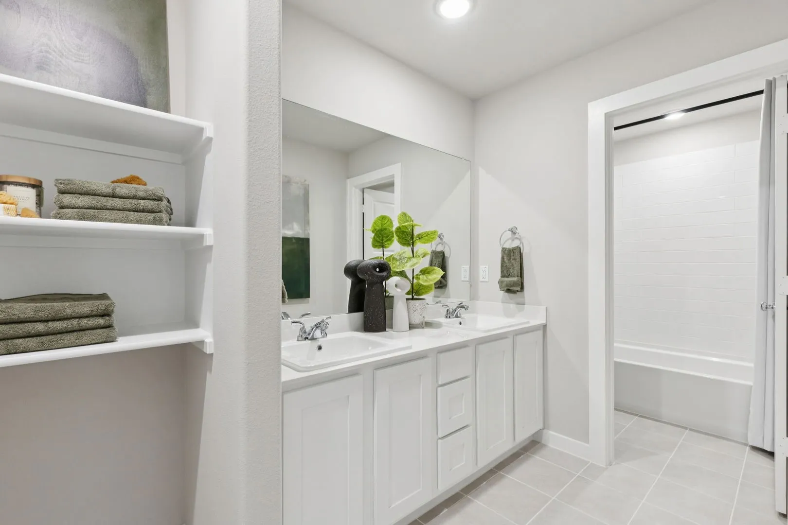 Bathroom in the Magnolia home plan by Trophy Signature Homes – REPRESENTATIVE PHOTO