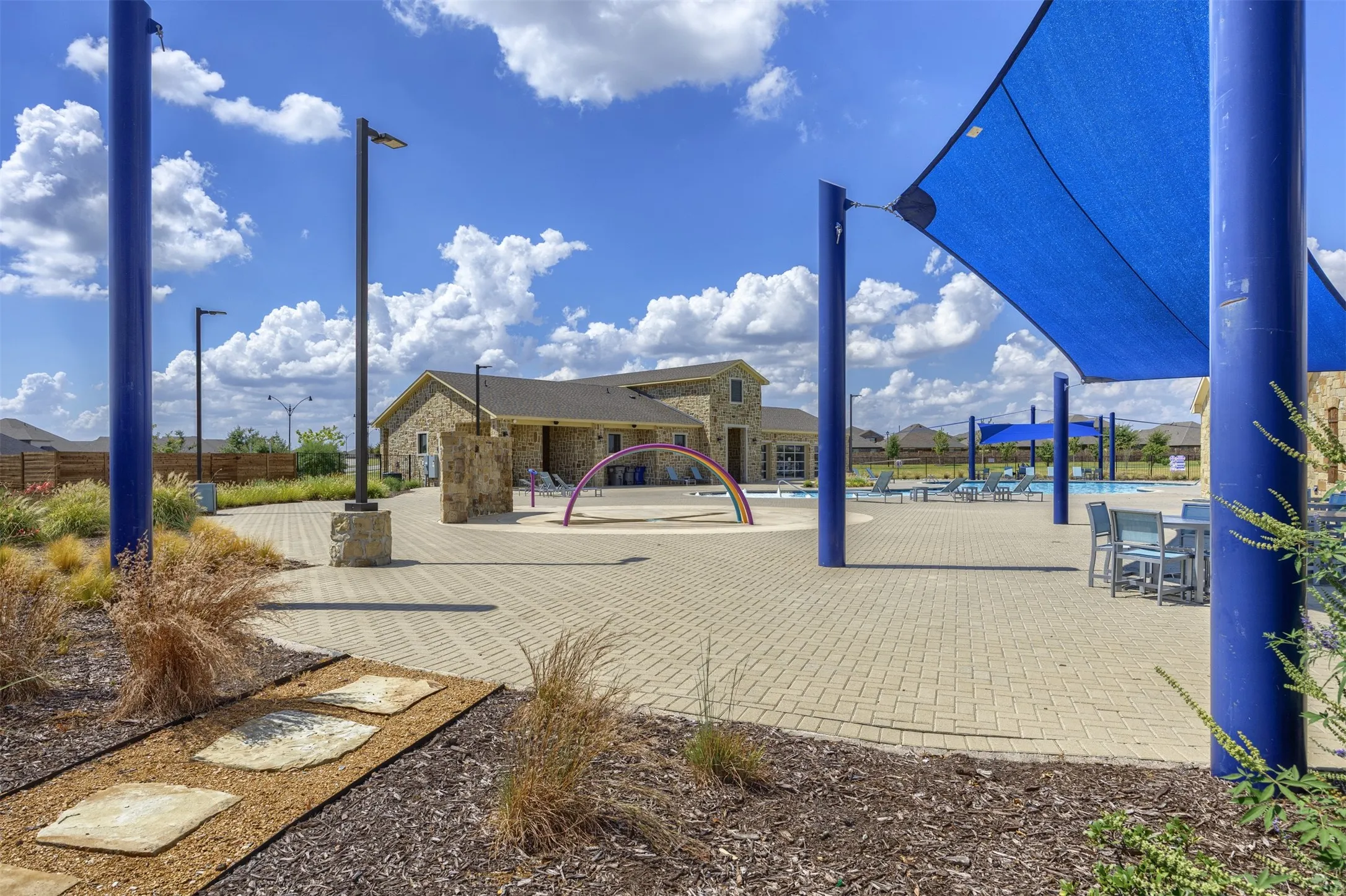 Splash Pad at the community pool