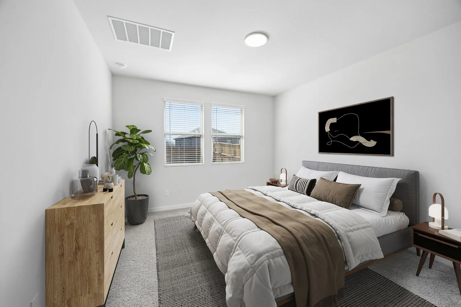 Primary Suite in the Mesquite home plan by Trophy Signature Homes – REPRESENTATIVE PHOTO