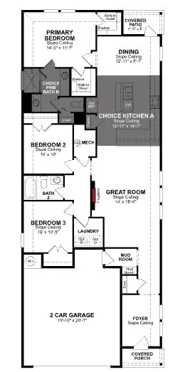 Beazer Homes Churchill Primrose Floorplan.
