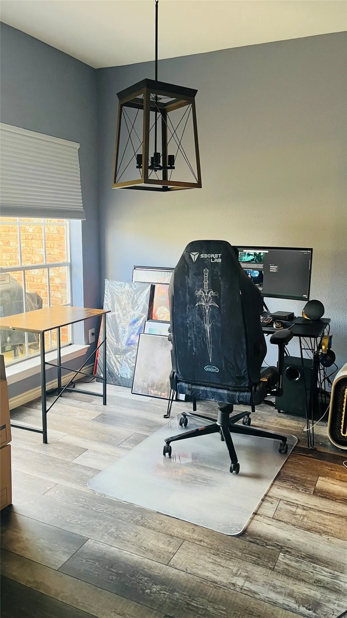 Dining area currently used as office