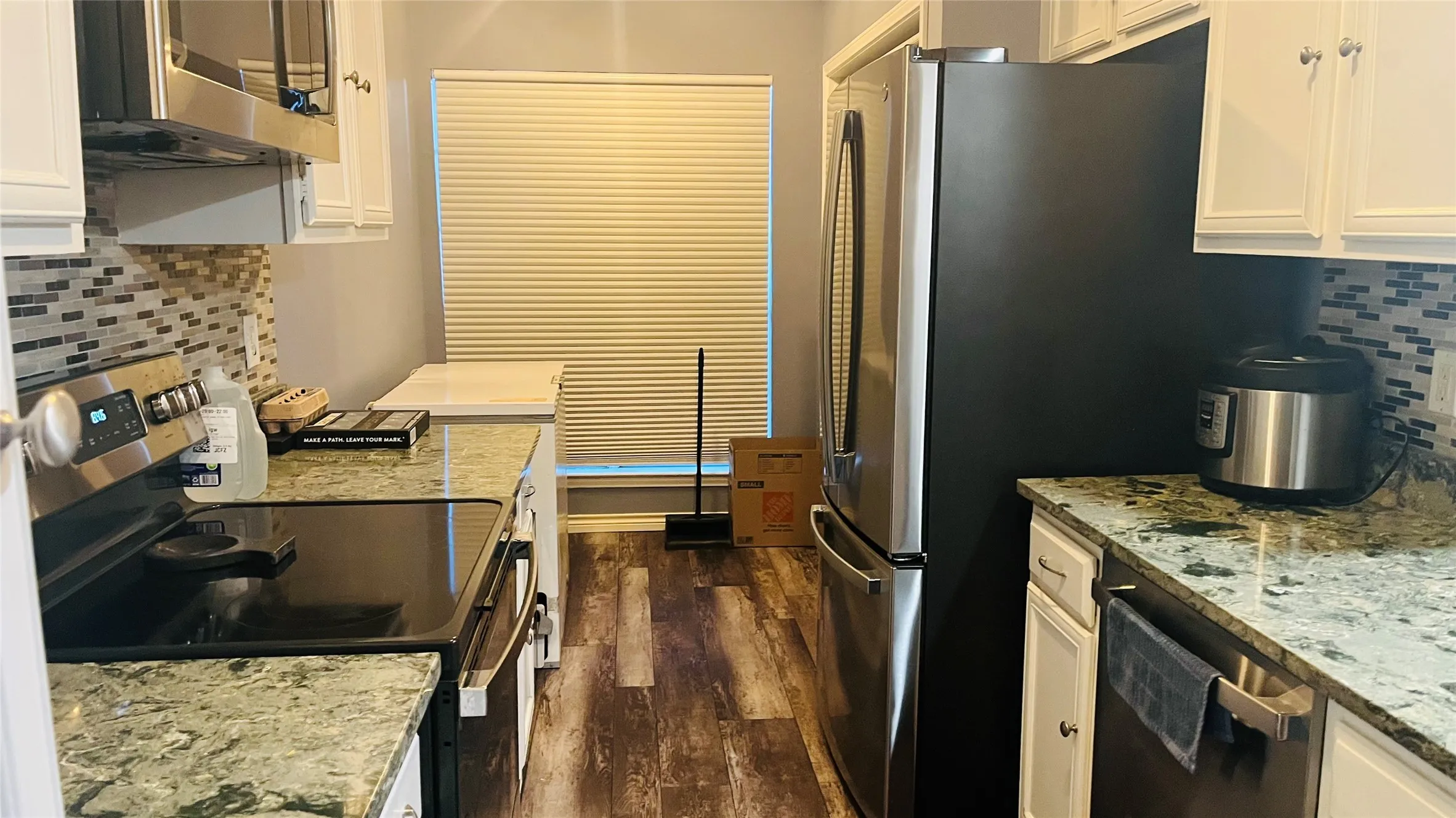 Kitchen with recently replaced appliances