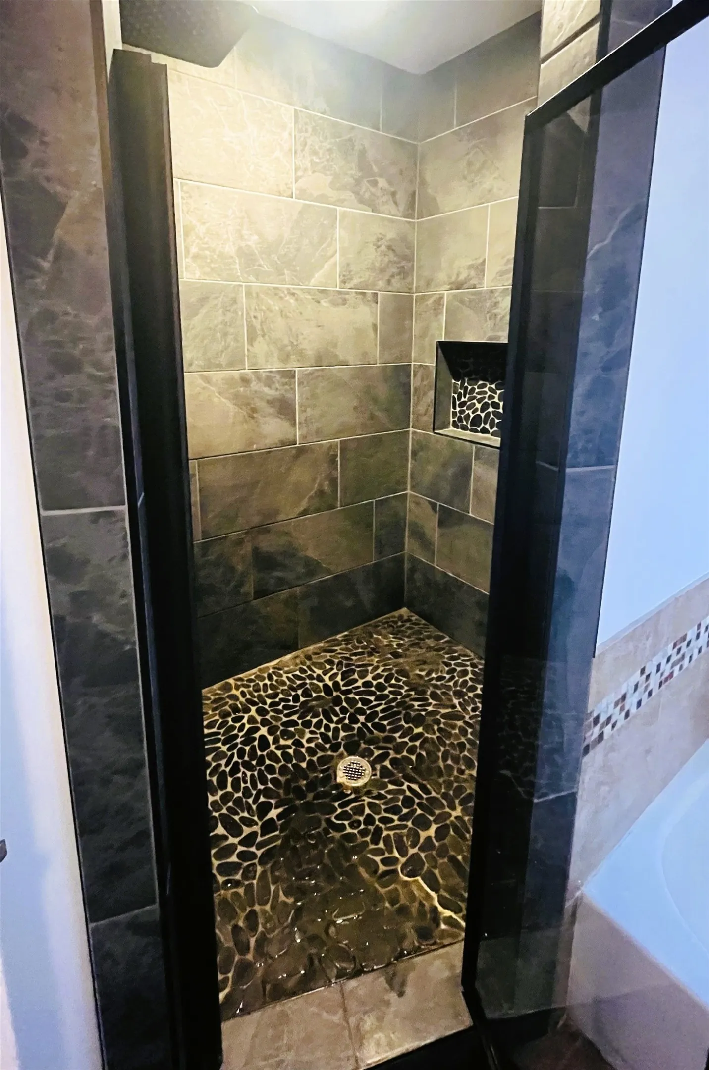 Remodeled shower