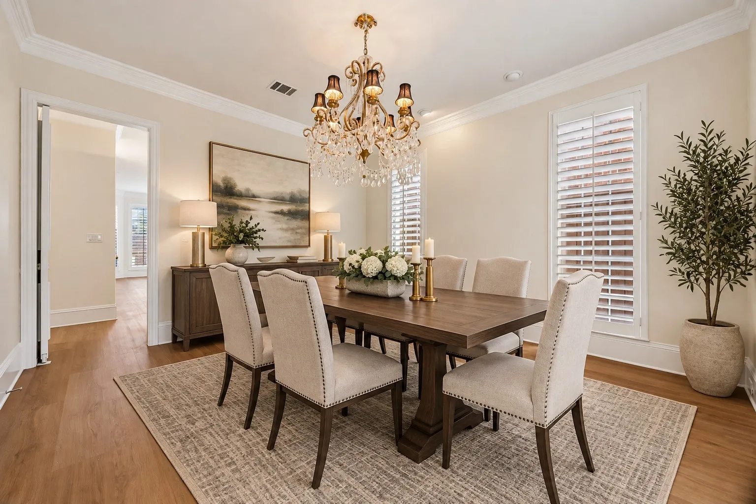 Dining Area—Virtually Staged