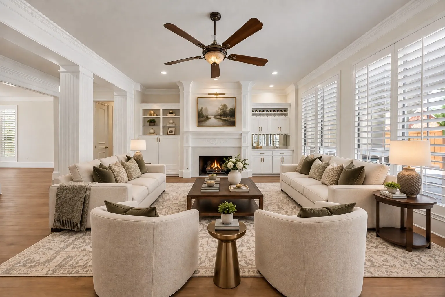 Living Room—Virtually Staged