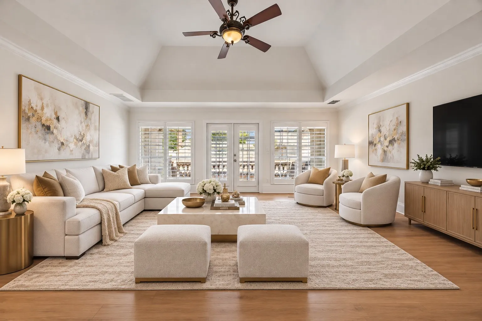 Den—Virtually Staged
