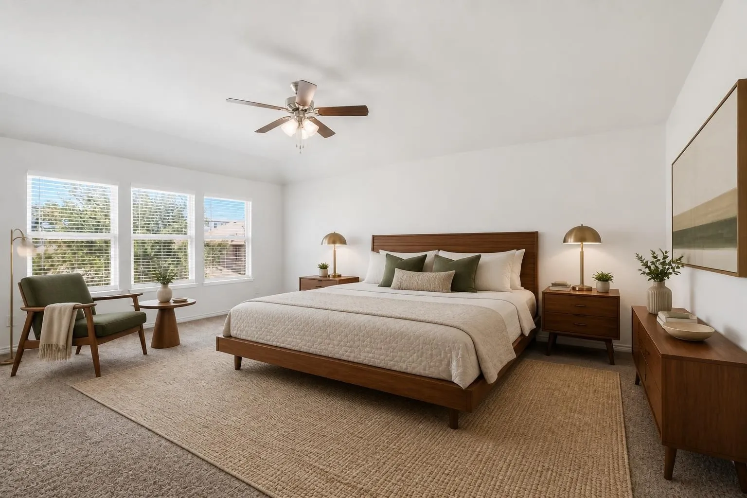 Primary Bedroom- Virtually Staged