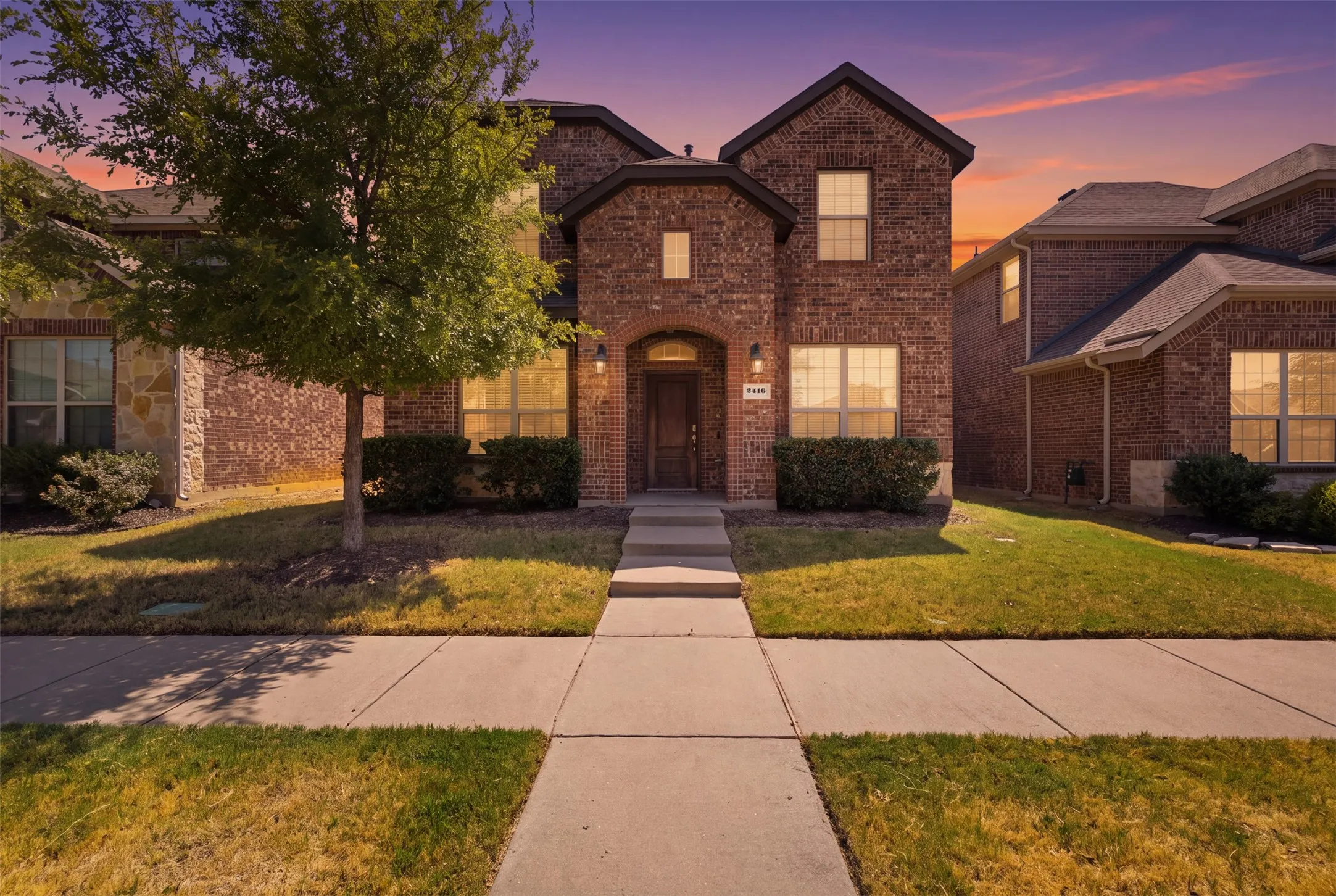 Welcome to 2416 Evening Stone Dr., a spacious two-story home offering 2,850 square feet. One of the larger floor plans in the community. With 4 bedrooms, 2.5 baths and multiple living spaces