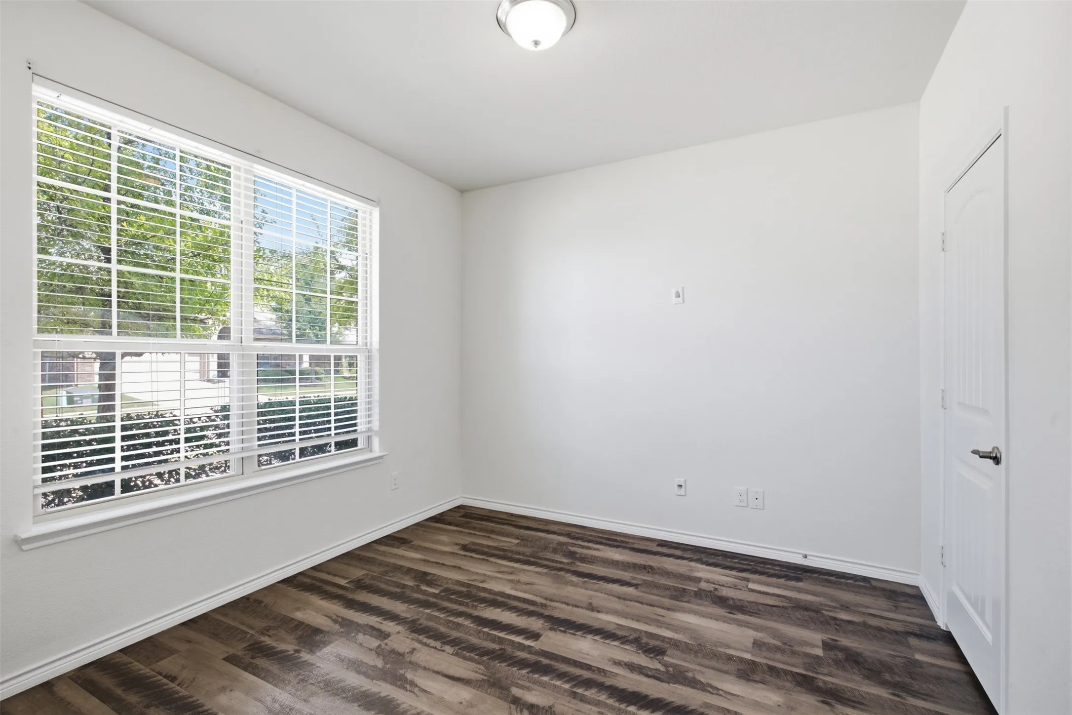 Office/Flex Room on first floor with a closet offers additional storage  and can eaily adapt to a variety of needs.