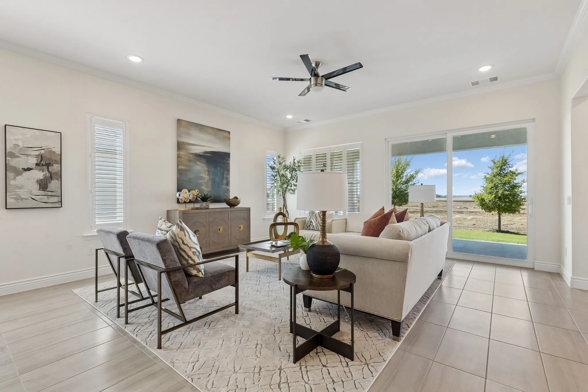Open living area